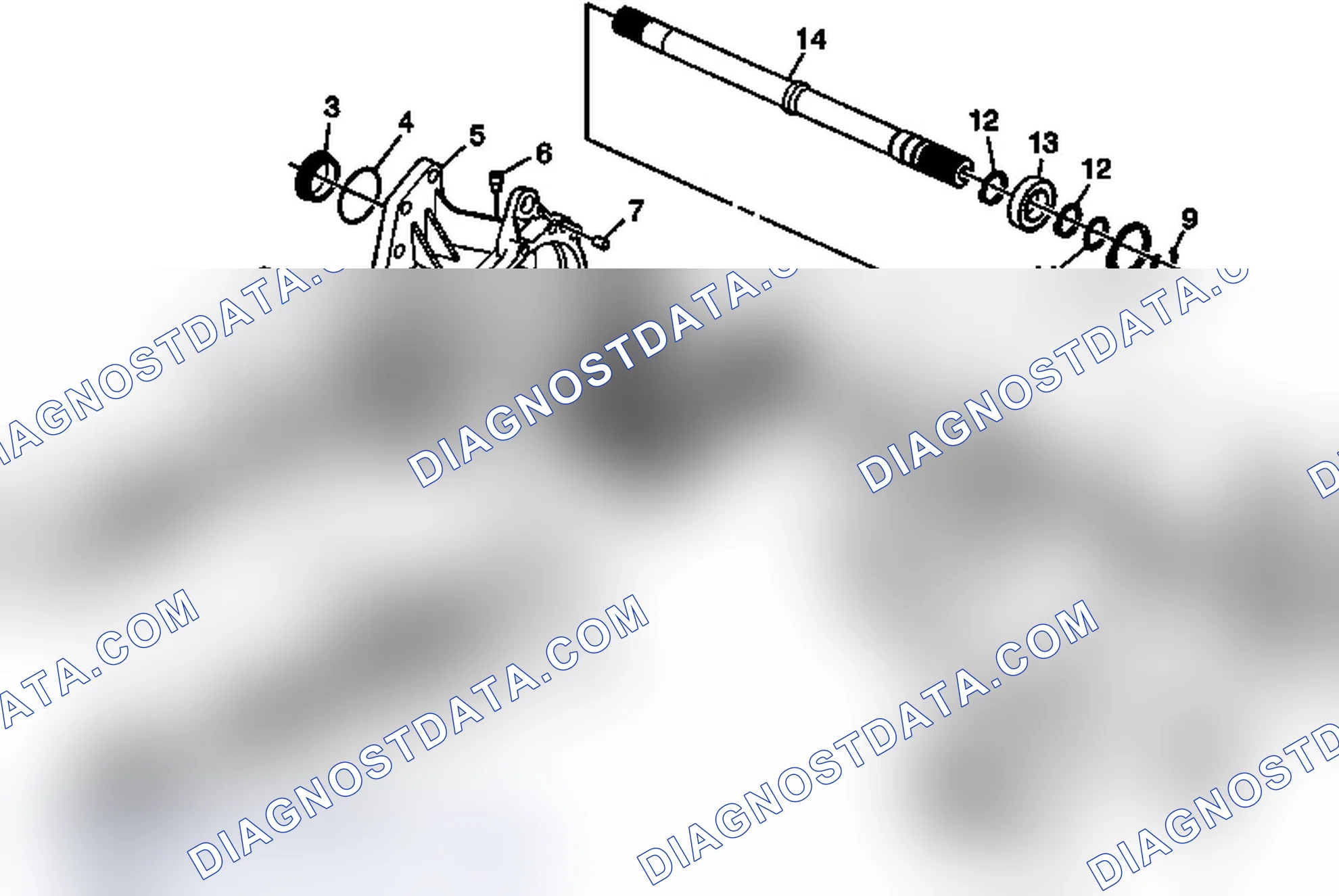 Scheme 1: Transfer Case Disassembled View