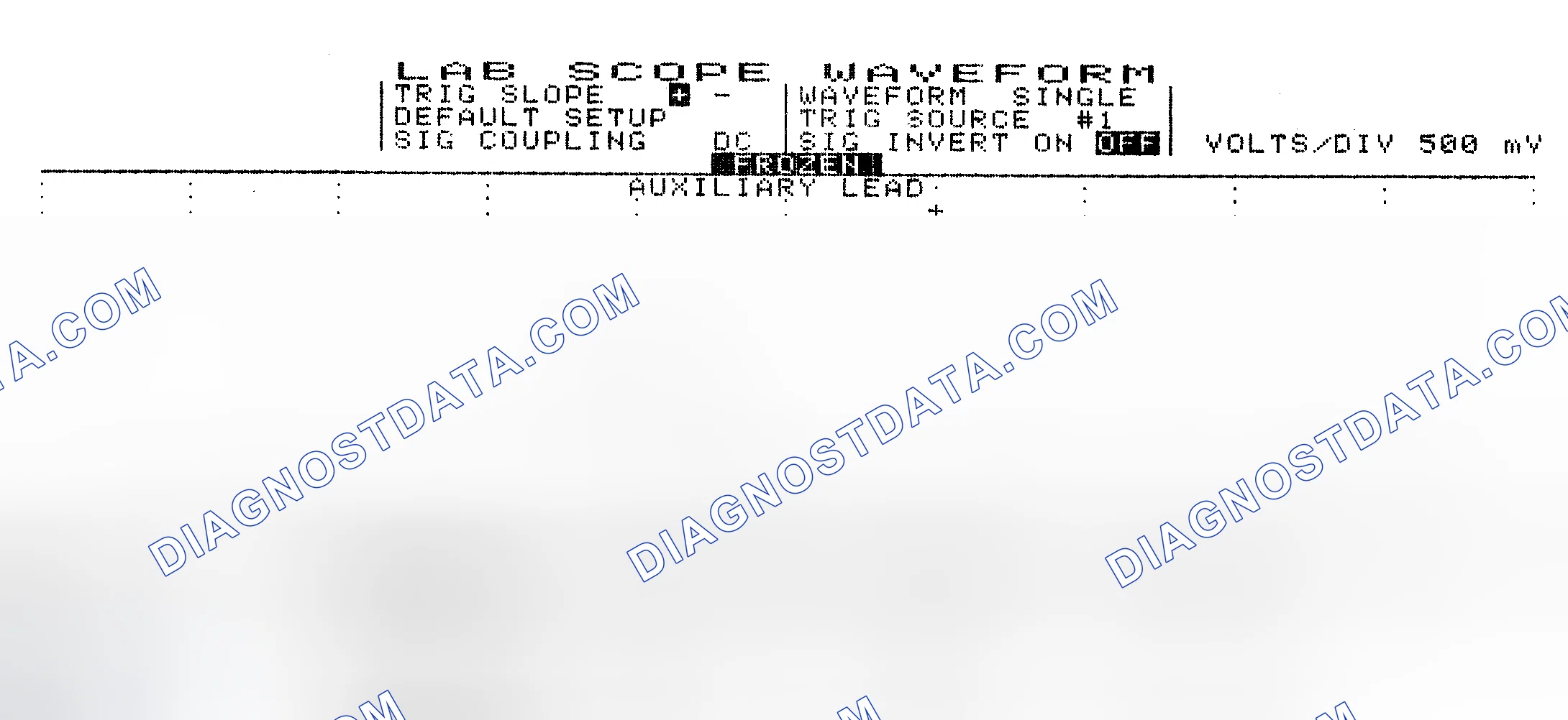 Scheme 10: Single Injector w/Excessive Current Flow - Current Pattern