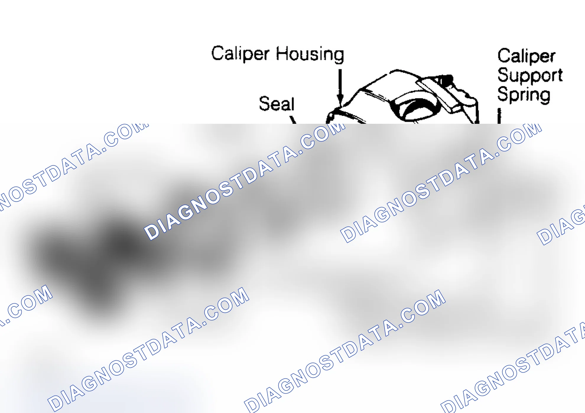 Scheme 29: Exploded View of Bendix Sliding Caliper Assembly