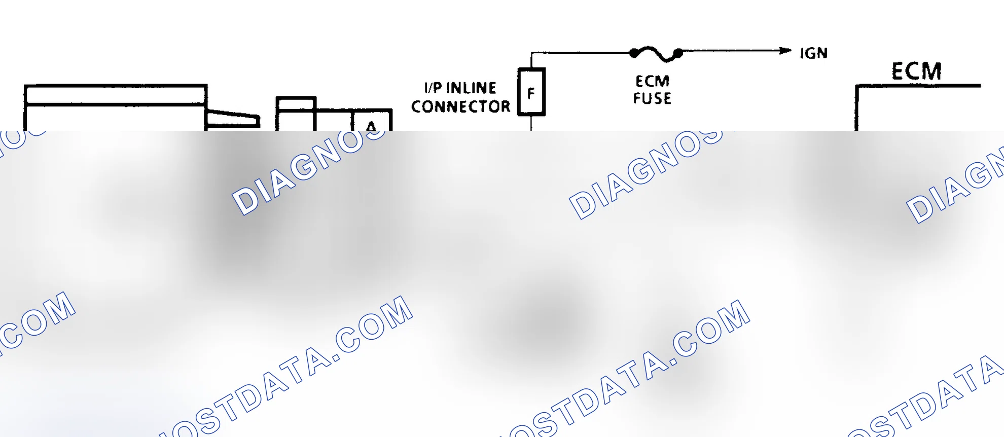 Scheme 153: Code 43 Schematic (3.1L) Electronic Spark Control