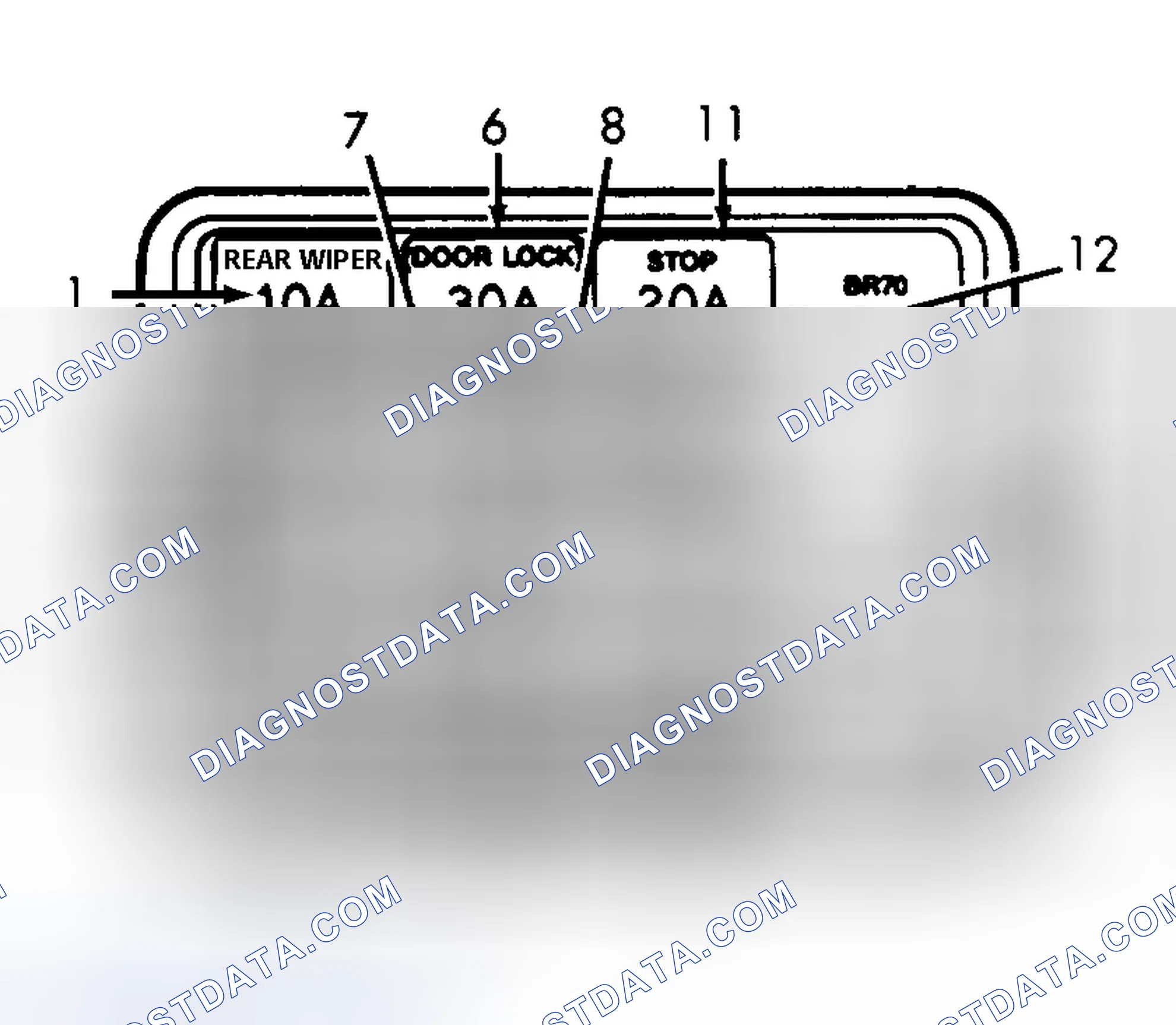 Scheme 3: INSTRUMENT PANEL FUSE PANEL IDENTIFICATION