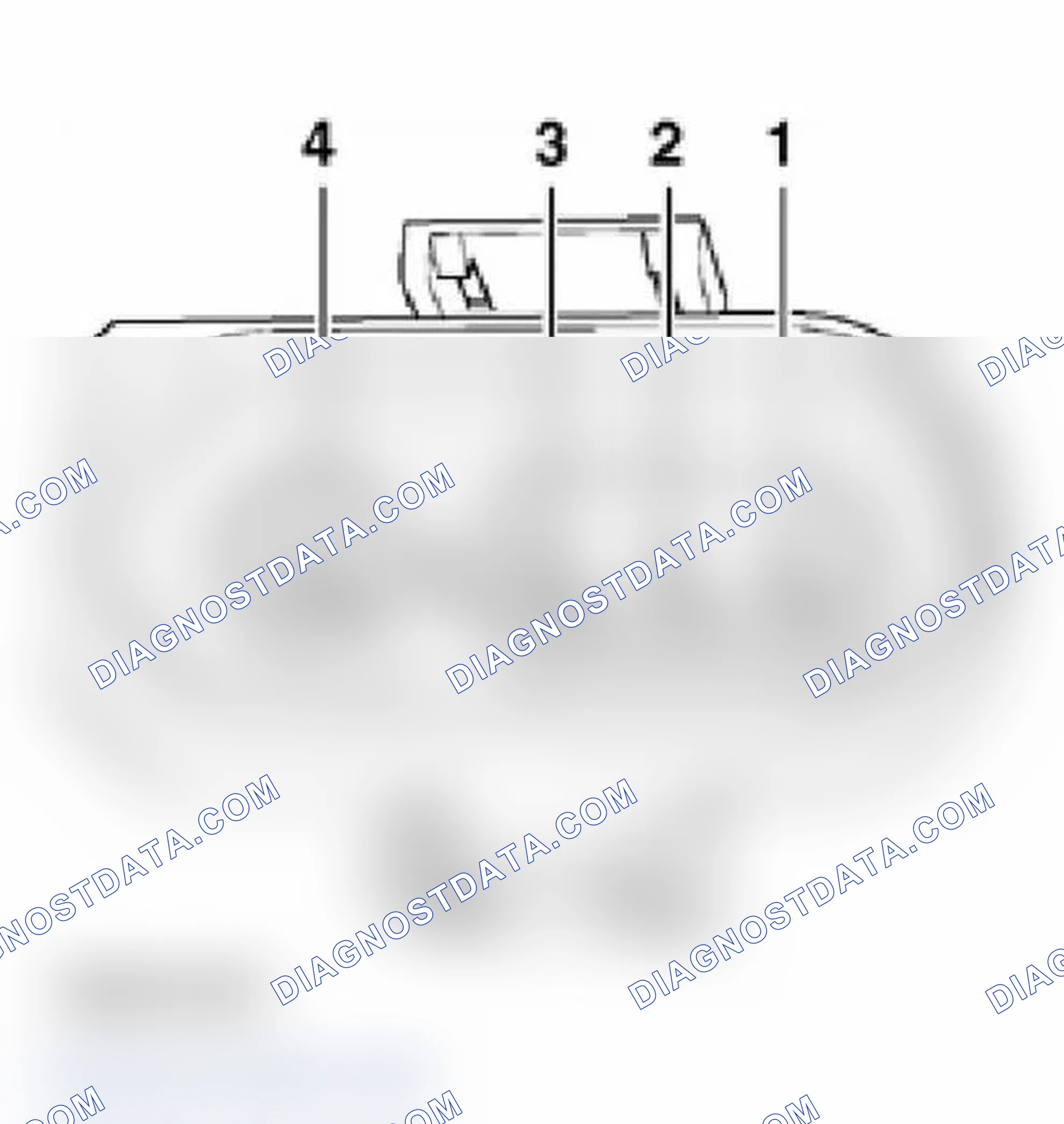 Scheme 641: Identifying HO2S Connector Terminals - Behind Three Way Catalytic Converter
