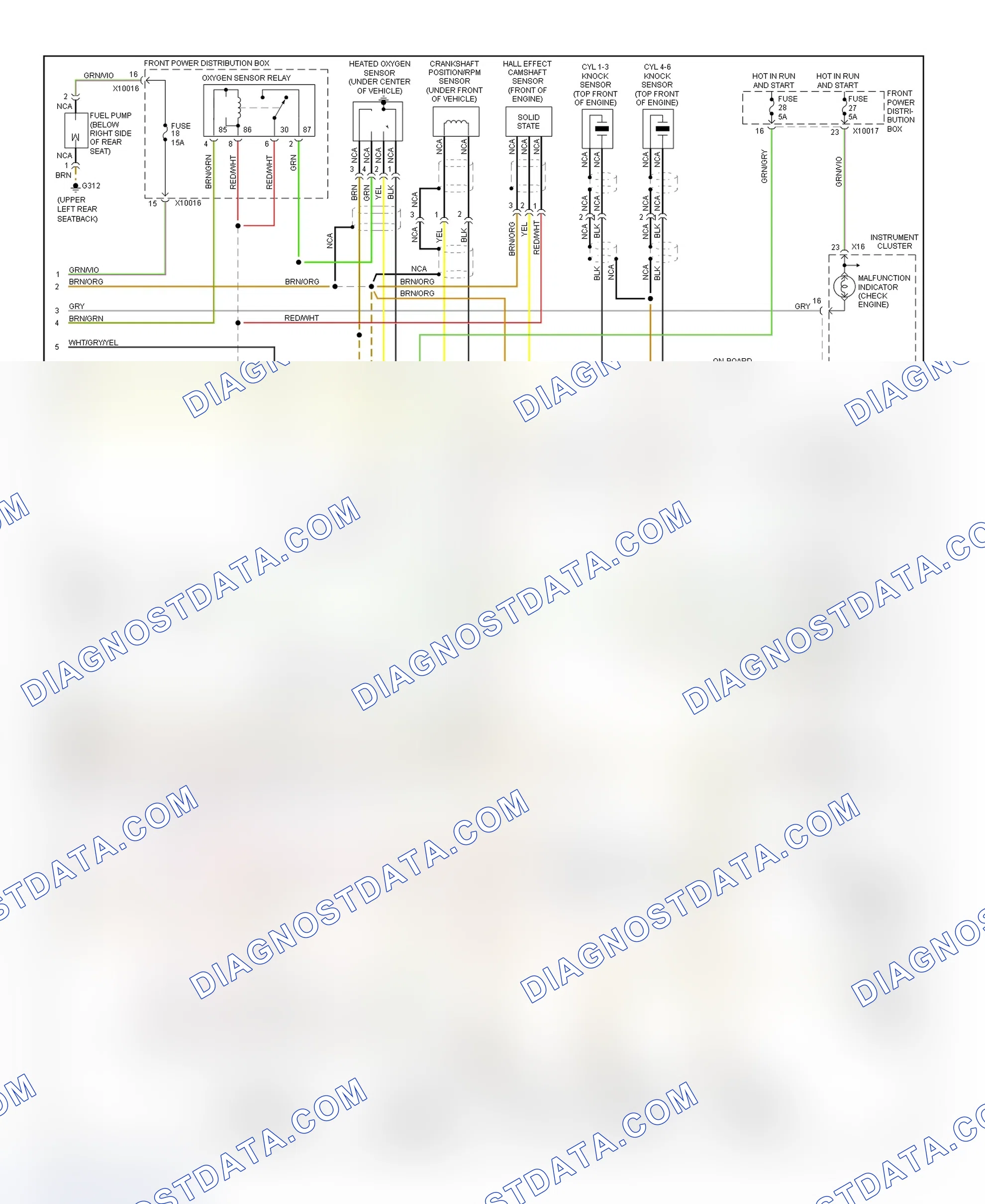 Scheme 7: Wiring Diagram (325i, 325iC & 325is 2.5L - 2 Of 2)