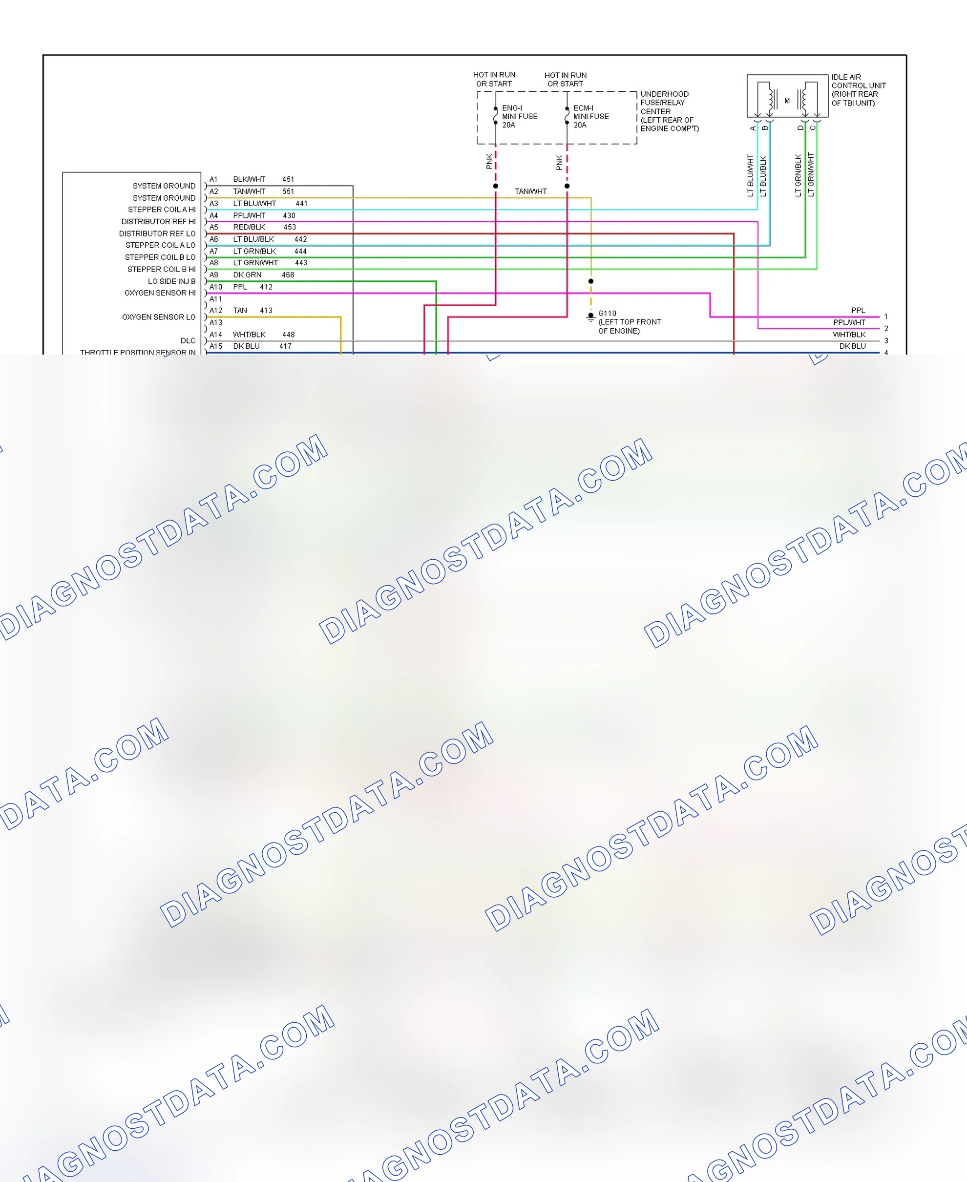 Scheme 255: Wiring Diagram ("C" & "K" Series Pickup & Sierra - 7.4L With M/T - 1 Of 3)