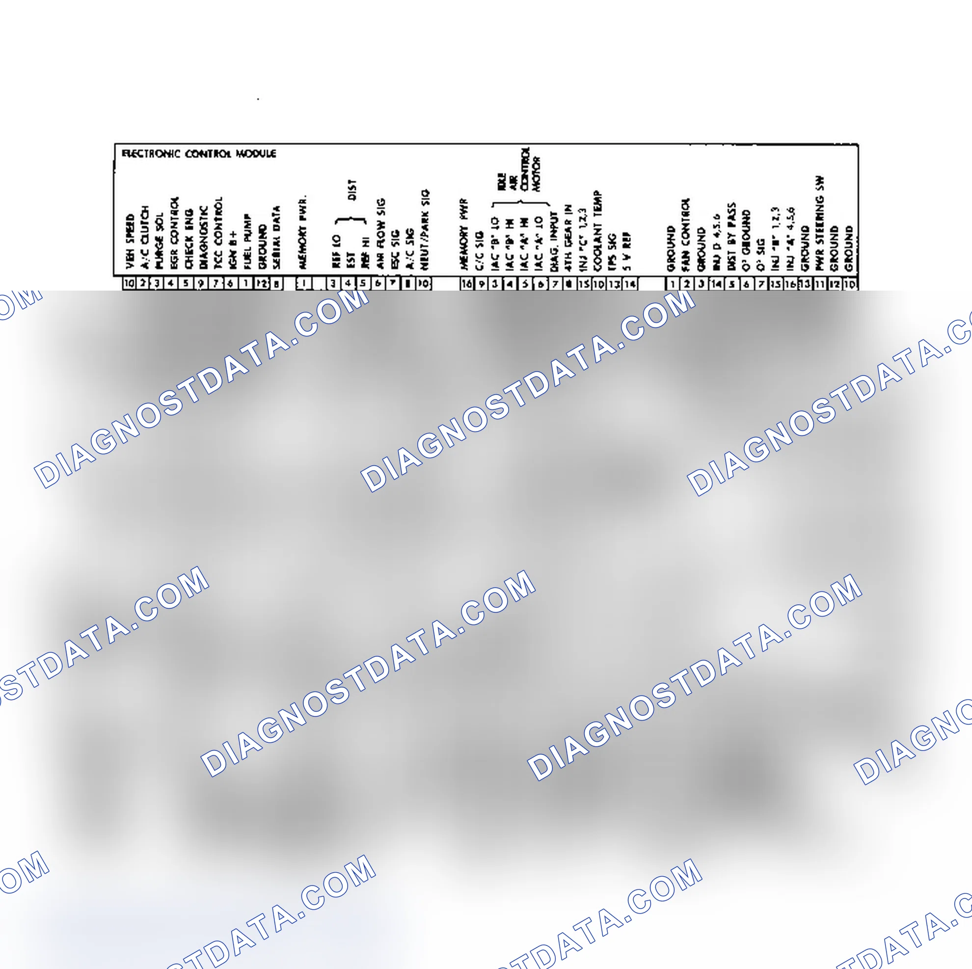 Scheme 66: Wiring Diagram for 3.8L (Exc. Turbo) Port Fuel Injection System