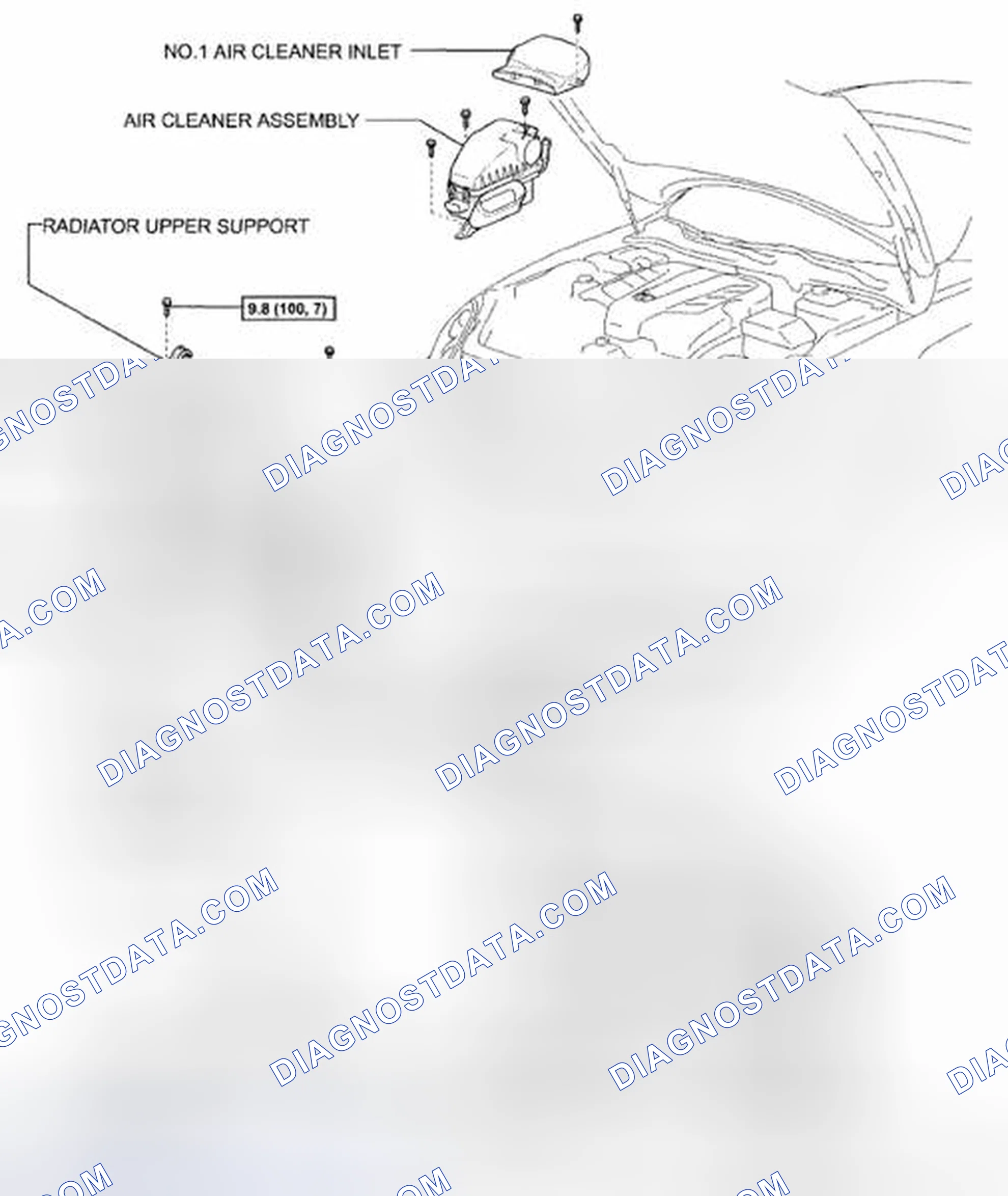 Scheme 184: Identifying Condenser Components With Torque Specifications