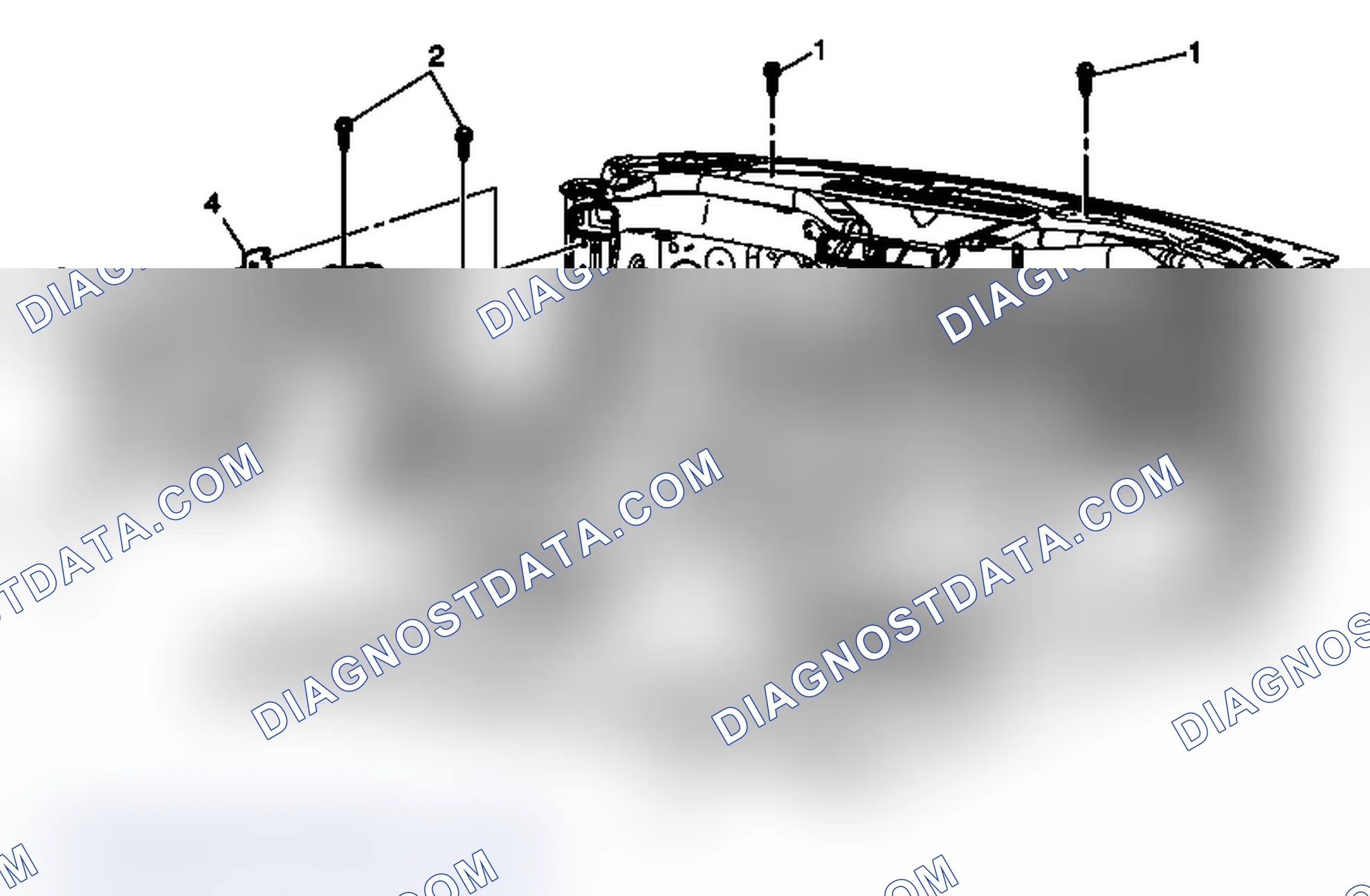 Scheme 167: Instrument Panel Carrier Support Replacement (Except Cadillac)