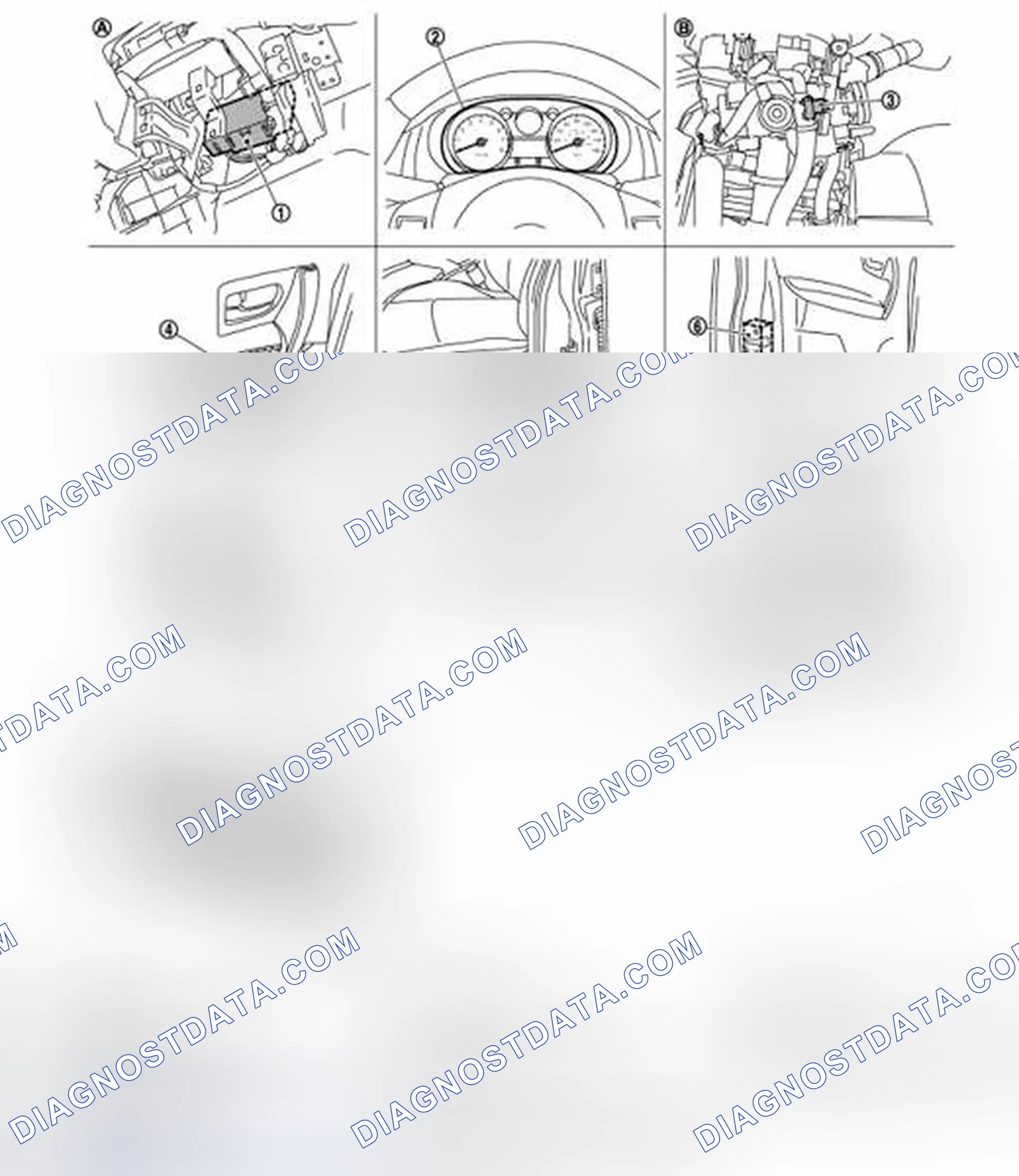 Scheme 296: KEYFOB : Component Parts Location