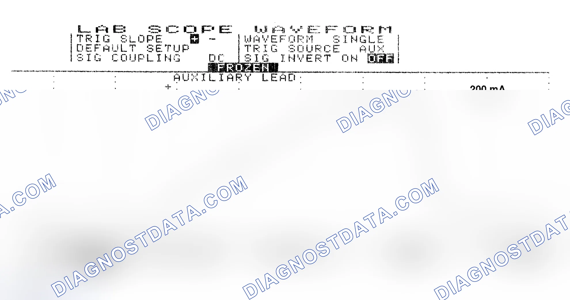 Scheme 13: Single Injector w/Normal Current Flow - Current Pattern