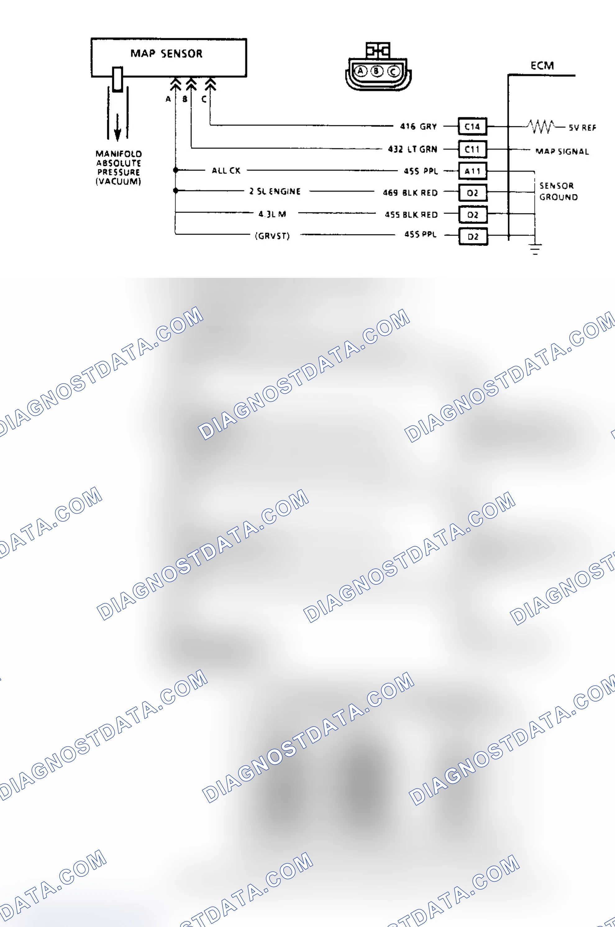 Scheme 68: Code 33, MAP Sensor (Signal Voltage High)