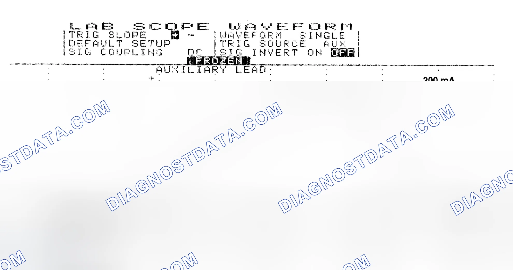 Scheme 13: Single Injector w/Normal Current Flow - Current Pattern
