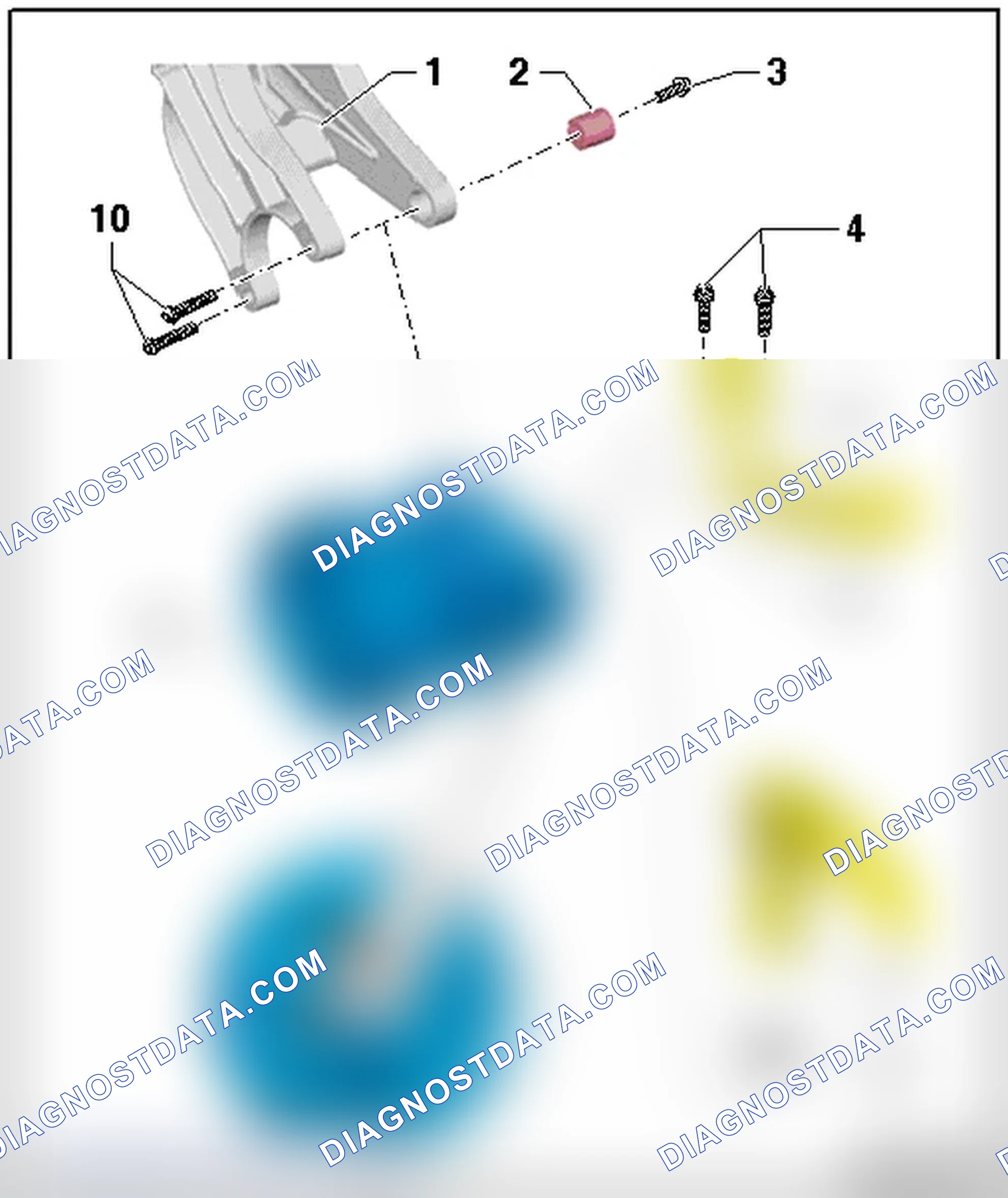 Scheme 233: POWER STEERING PUMP, WITHOUT DYNAMIC STEERING (4-CYLINDER TFSI)