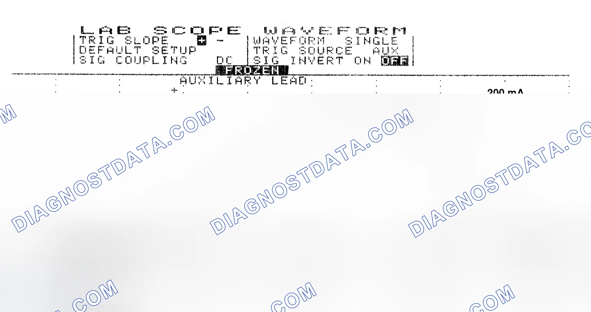 Scheme 13: Single Injector w/Normal Current Flow - Current Pattern