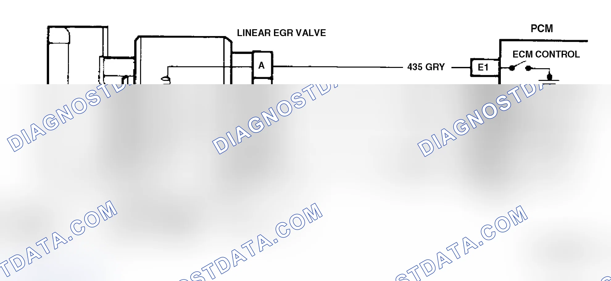 Scheme 56: Code 32 Schematic ("P" Series 5.7L) EGR Ckt. Error Using Manifold Vac., 2-Terminal Sol. & Back Press. EGR