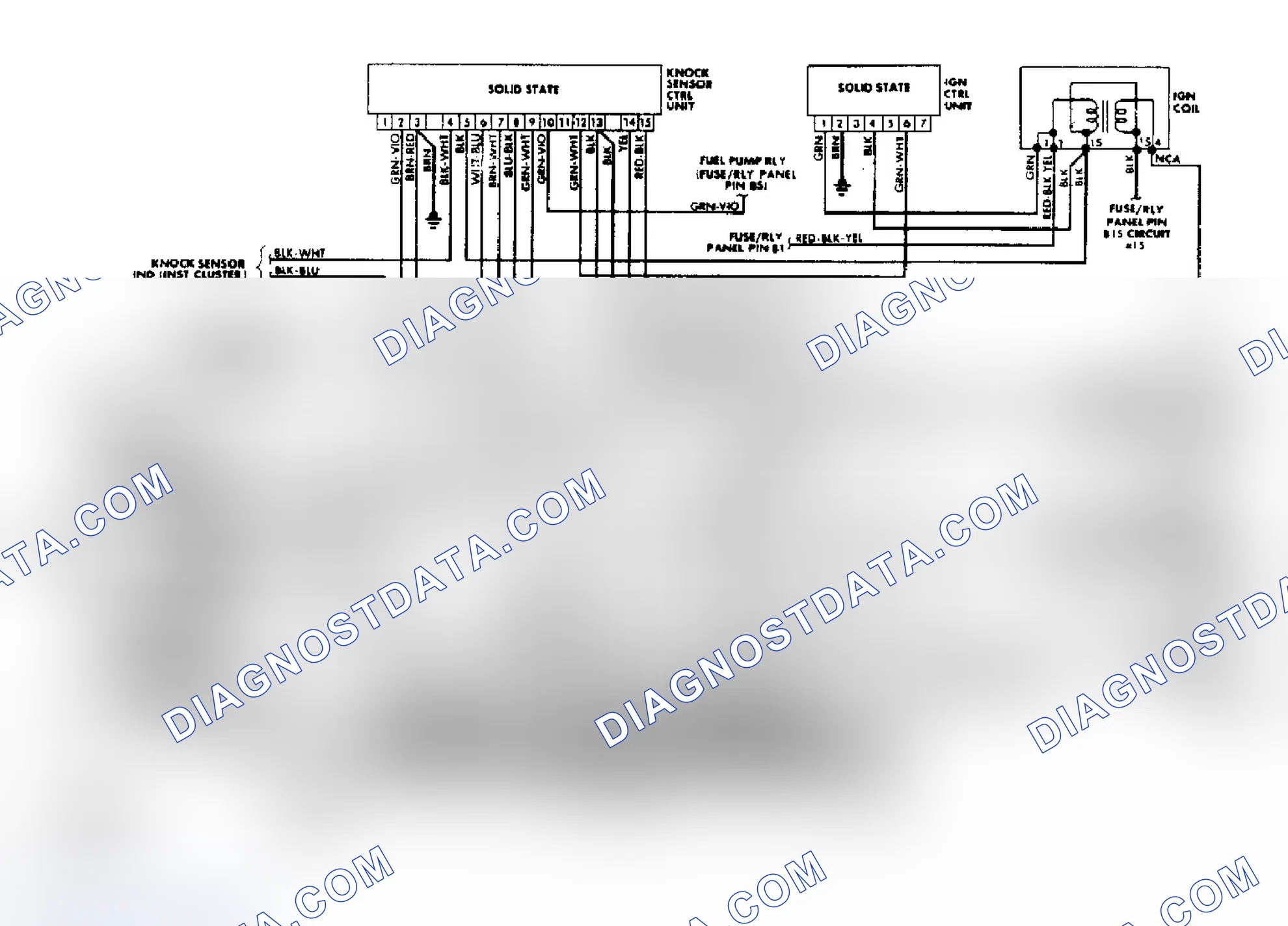 Scheme 23: CIS-E Wiring Diagram (4000S & 4000S Quattro - 4 & 5-Cylinder)