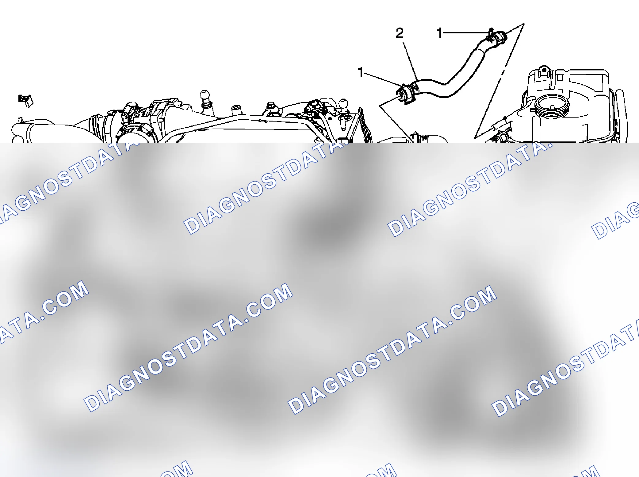 Scheme 6: Radiator Surge Tank Engine Hose Replacement (LAU)