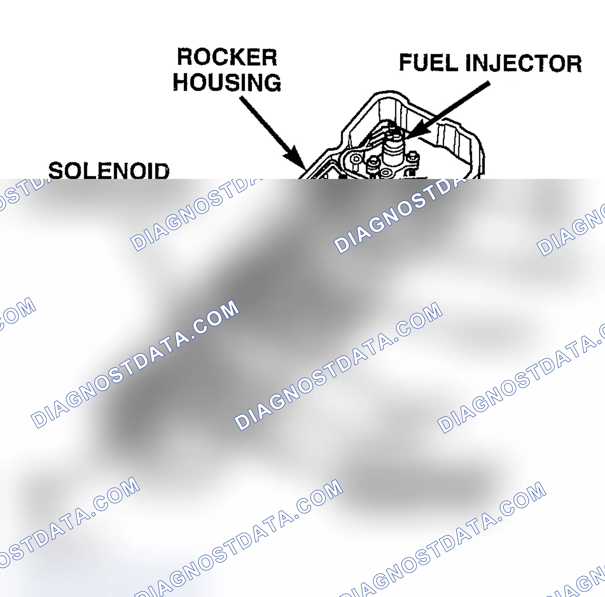 Scheme 742: INJECTOR LOCATIONS - DIESEL