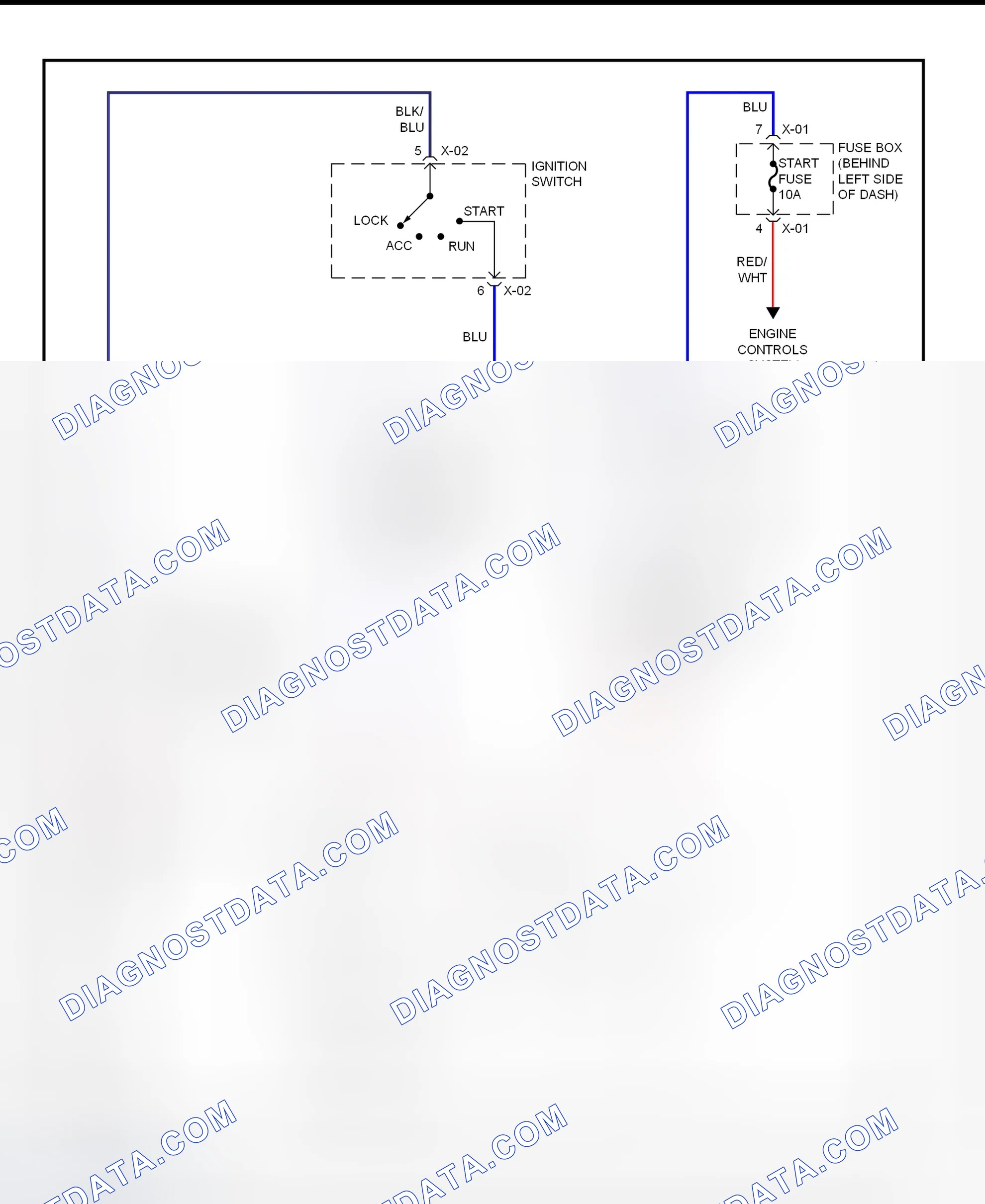 Scheme 3: Starting System Wiring Diagram (Rio)