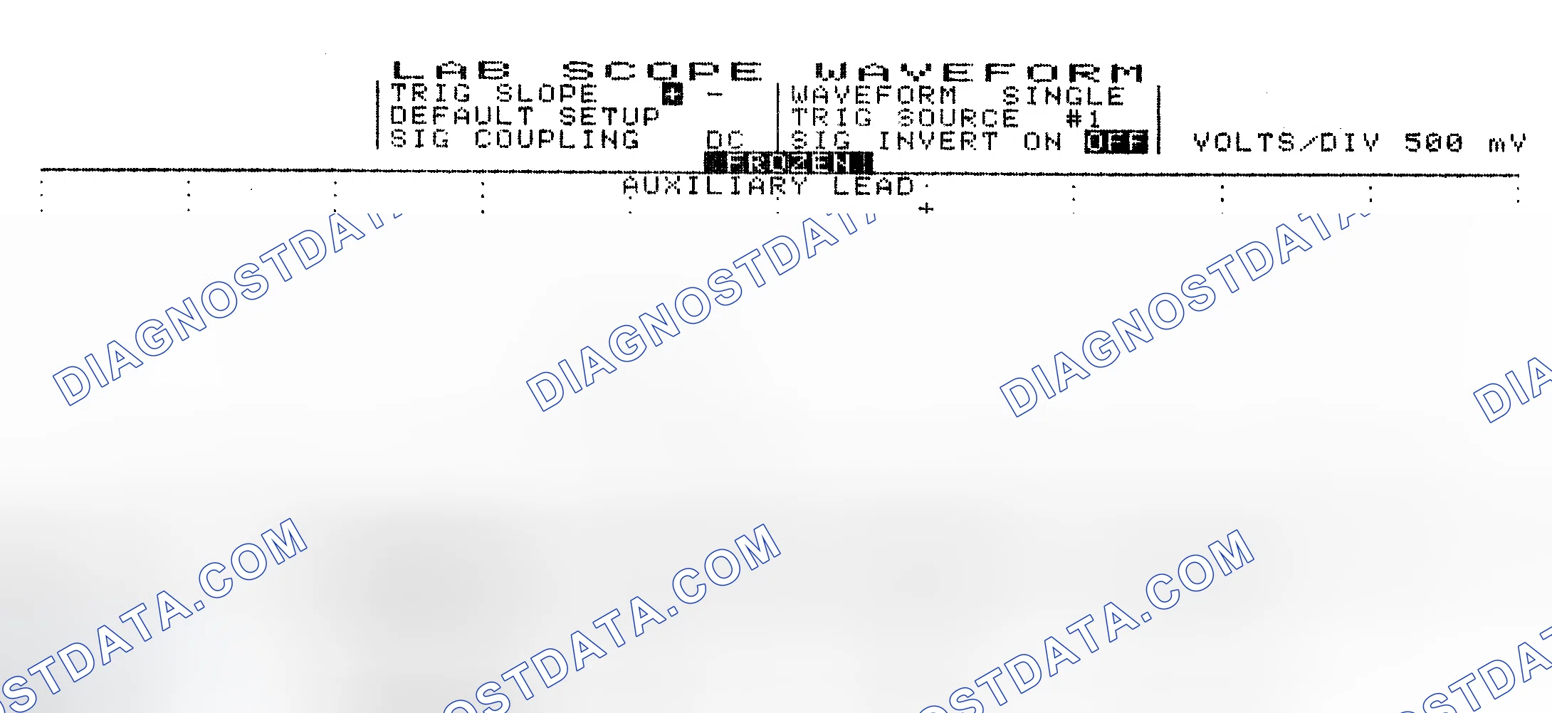 Scheme 10: Single Injector w/Excessive Current Flow - Current Pattern