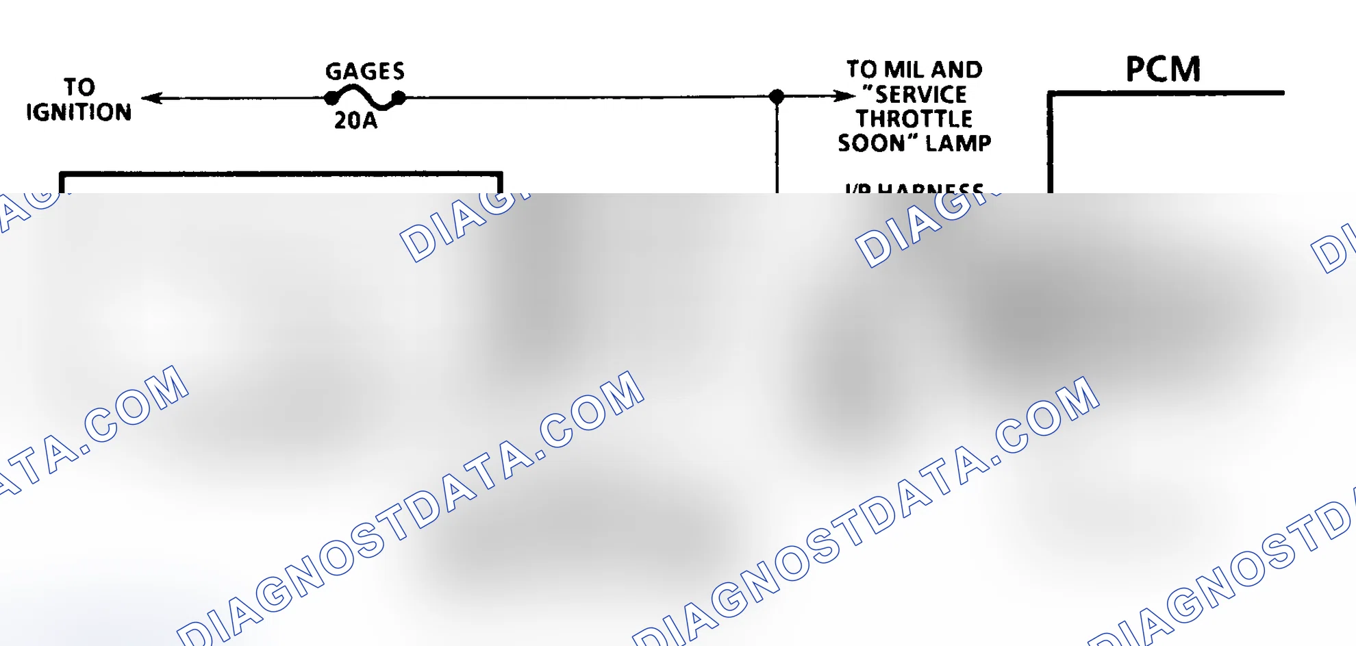 Scheme 364: DTC 71 Schematic ("C" & "K" Series) Set/Coast Switch Fault