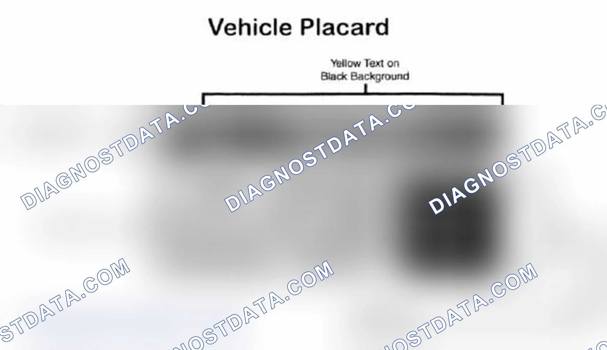 Scheme 28: Vehicle Tire Placard - Typical