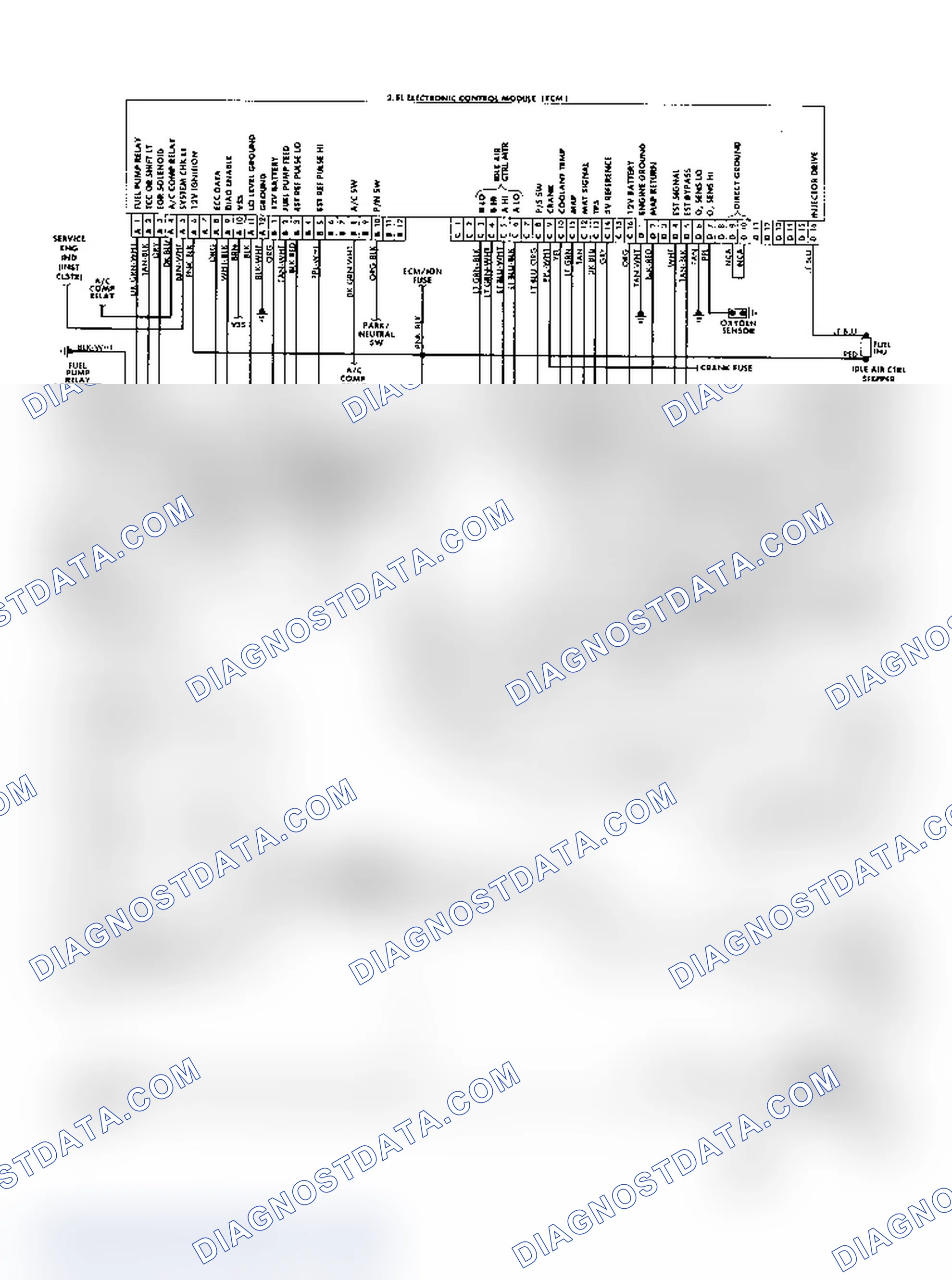 Scheme 157: "S/T" Series (2.5L) Wiring Diagram
