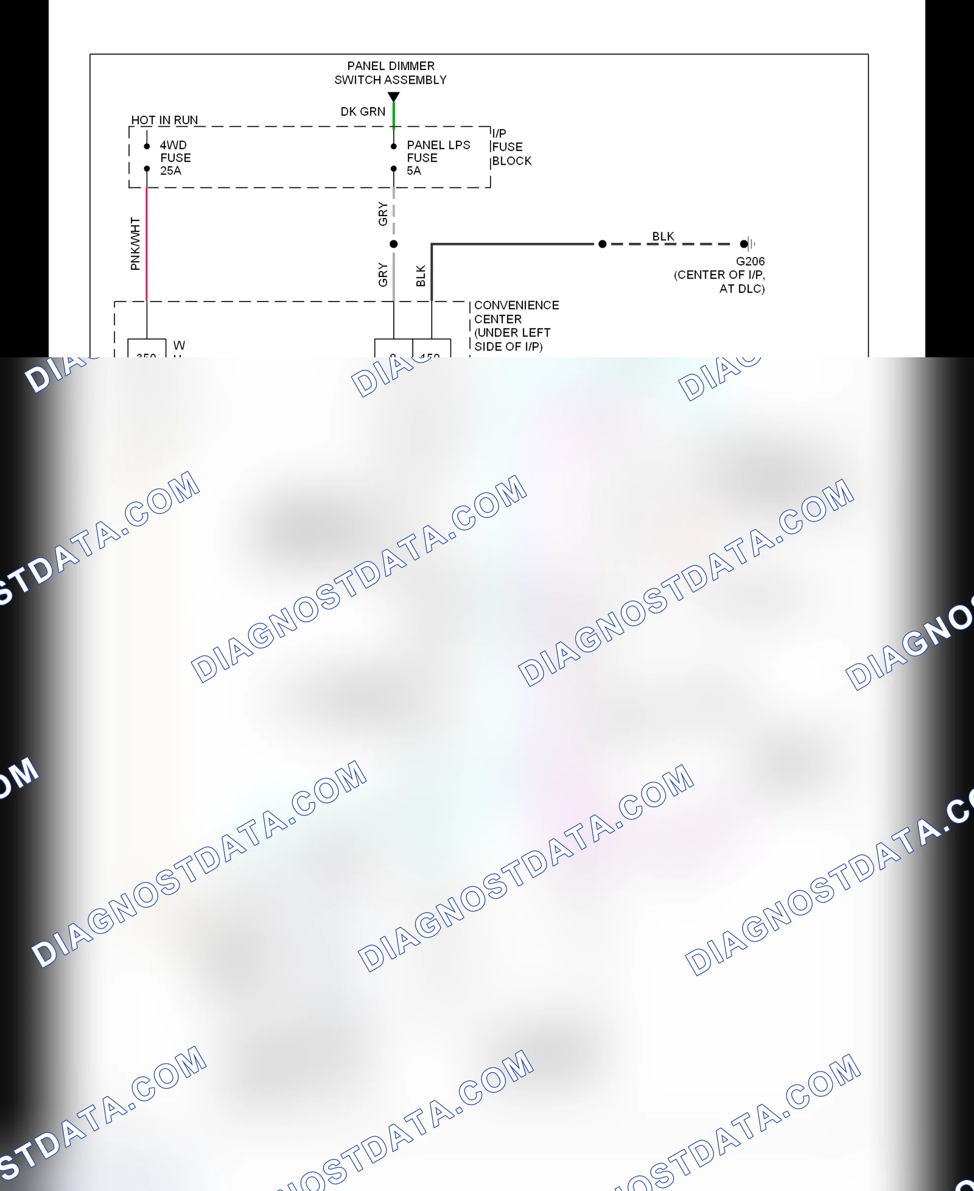Scheme 10: Transfer Case Circuit (1994 K300)