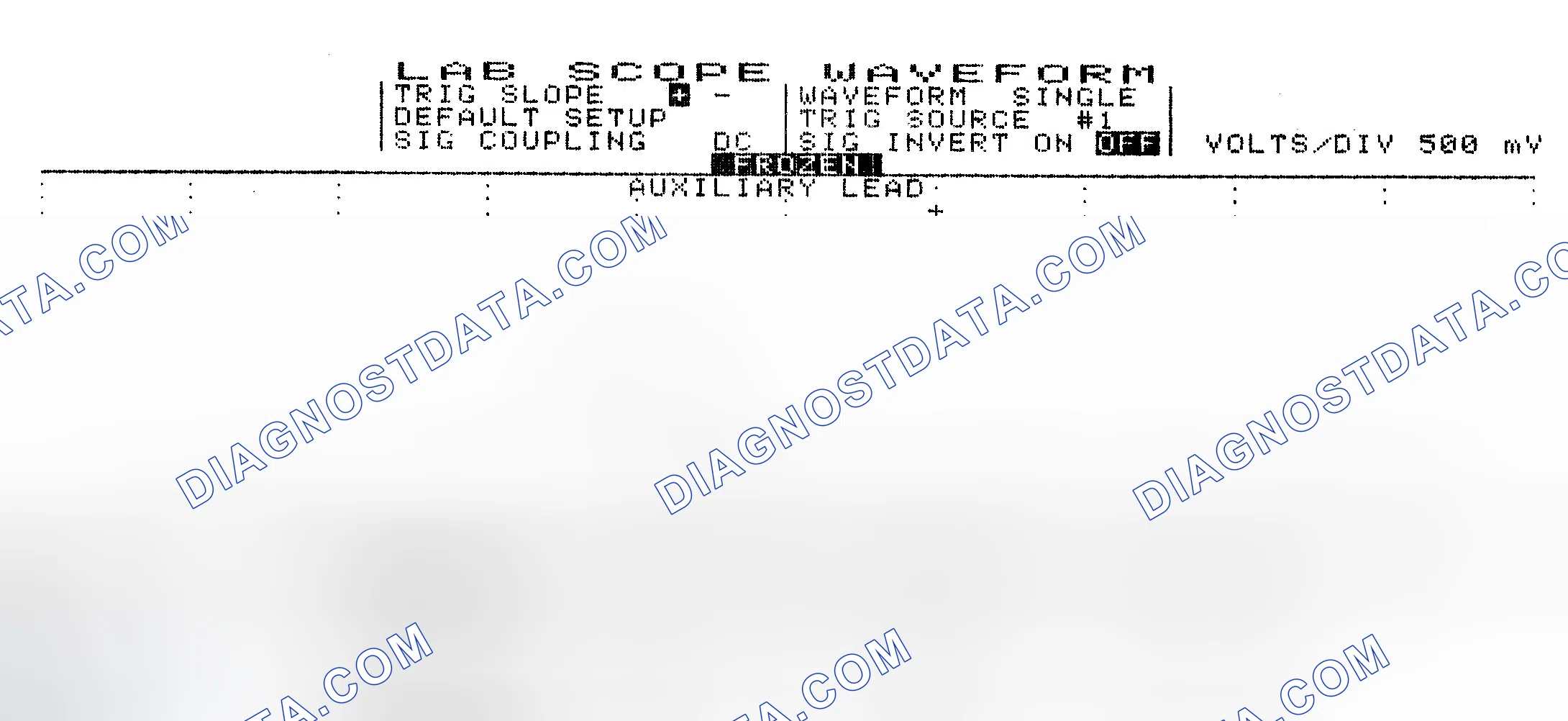 Scheme 10: Single Injector w/Excessive Current Flow - Current Pattern