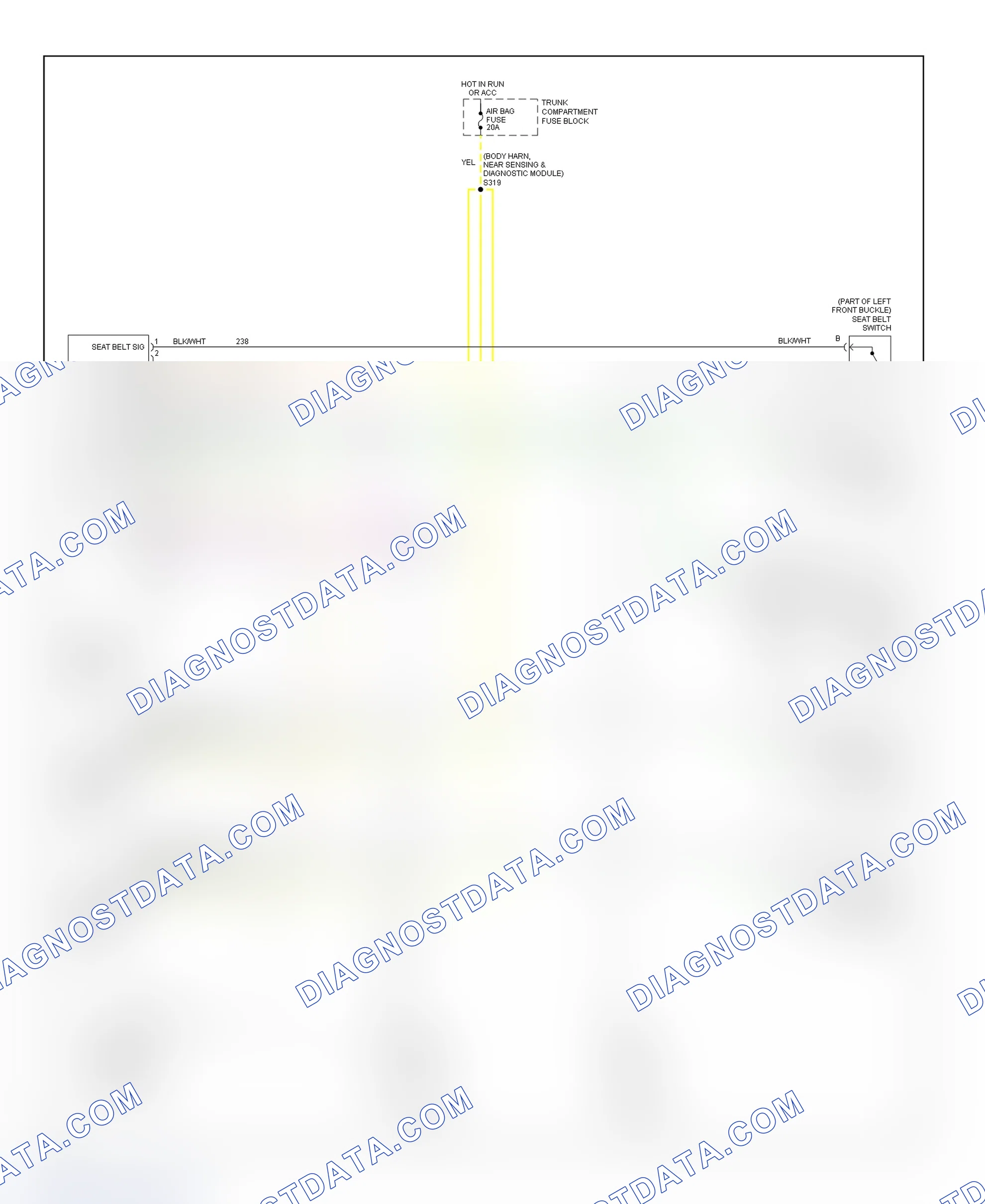 Scheme 61: SIR System Wiring Diagram (DeVille & Concours)