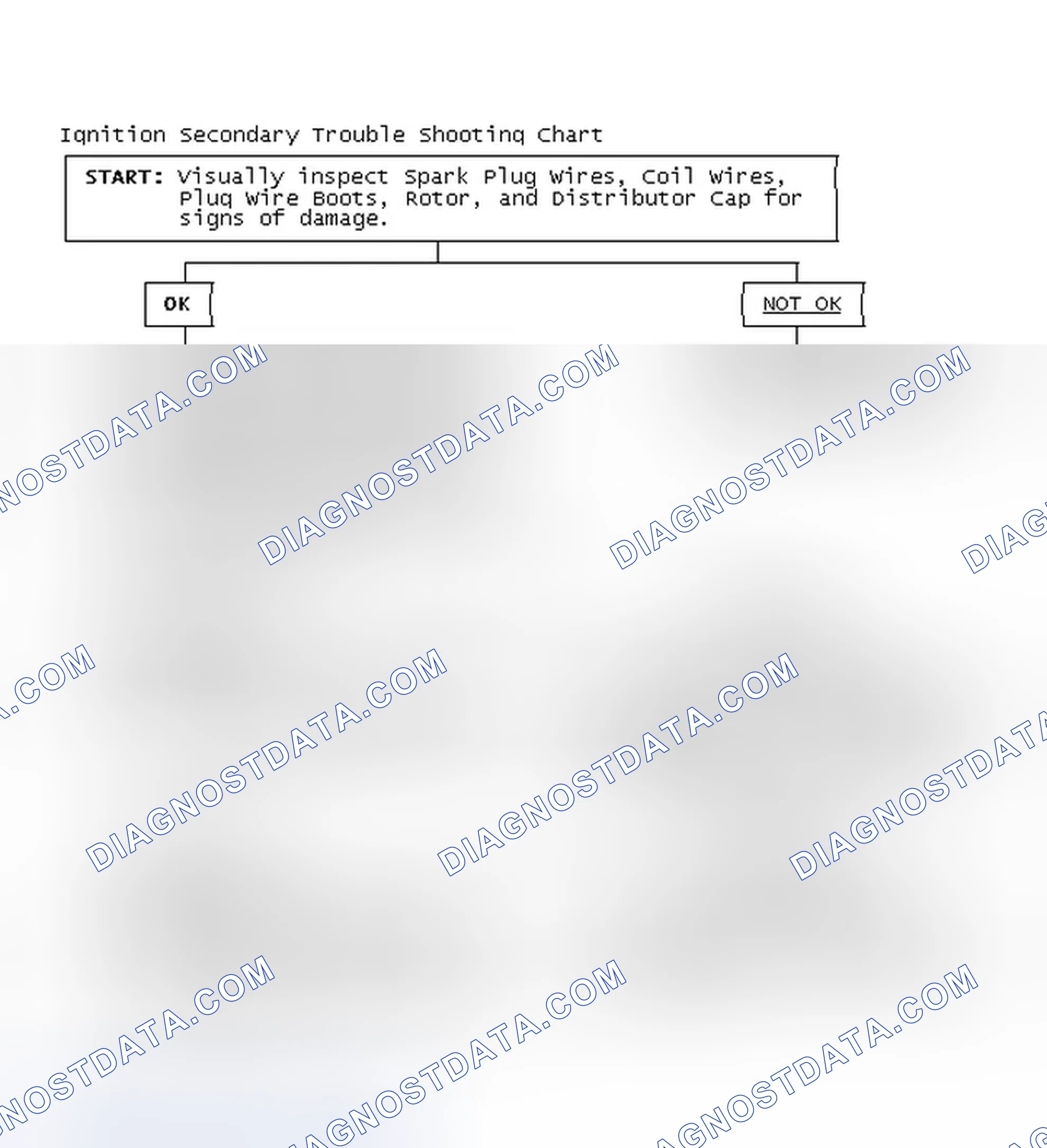 Scheme 1: Ignition Secondary Trouble Shooting Chart