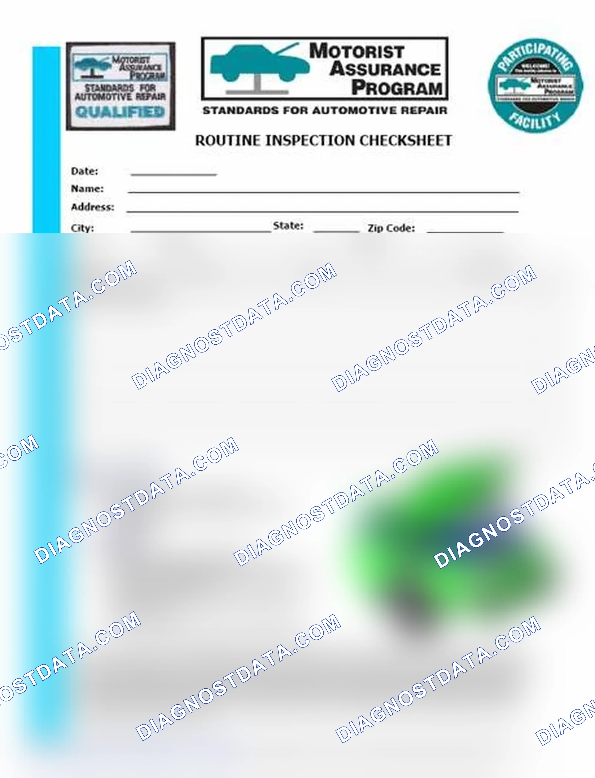 Scheme 26: Routine Inspection Checksheet (1 Of 2)