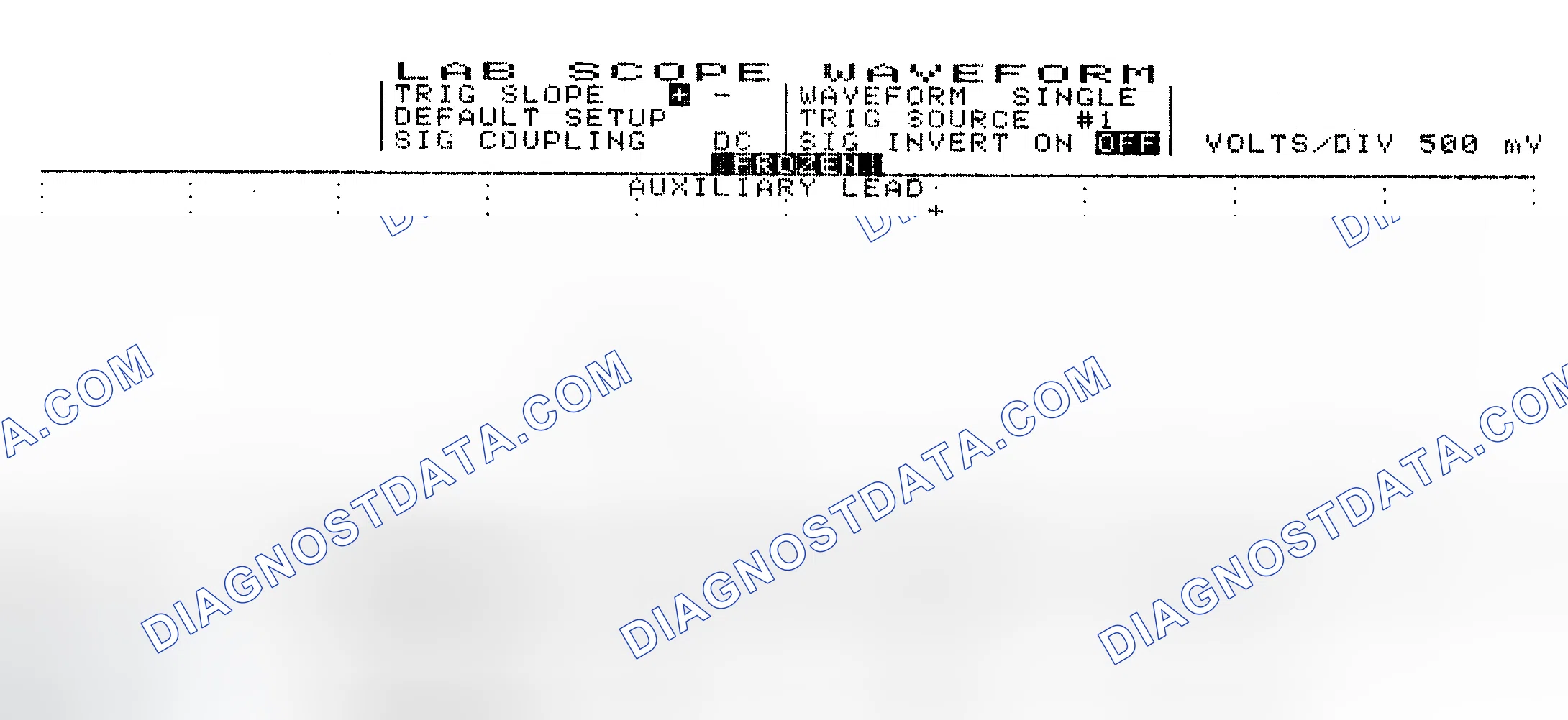 Scheme 10: Single Injector w/Excessive Current Flow - Current Pattern