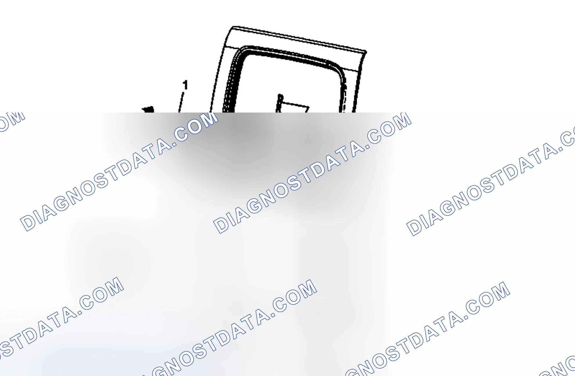 Scheme 38: Rear Door Window Belt Outer Sealing Strip Replacement (Extended Cab)