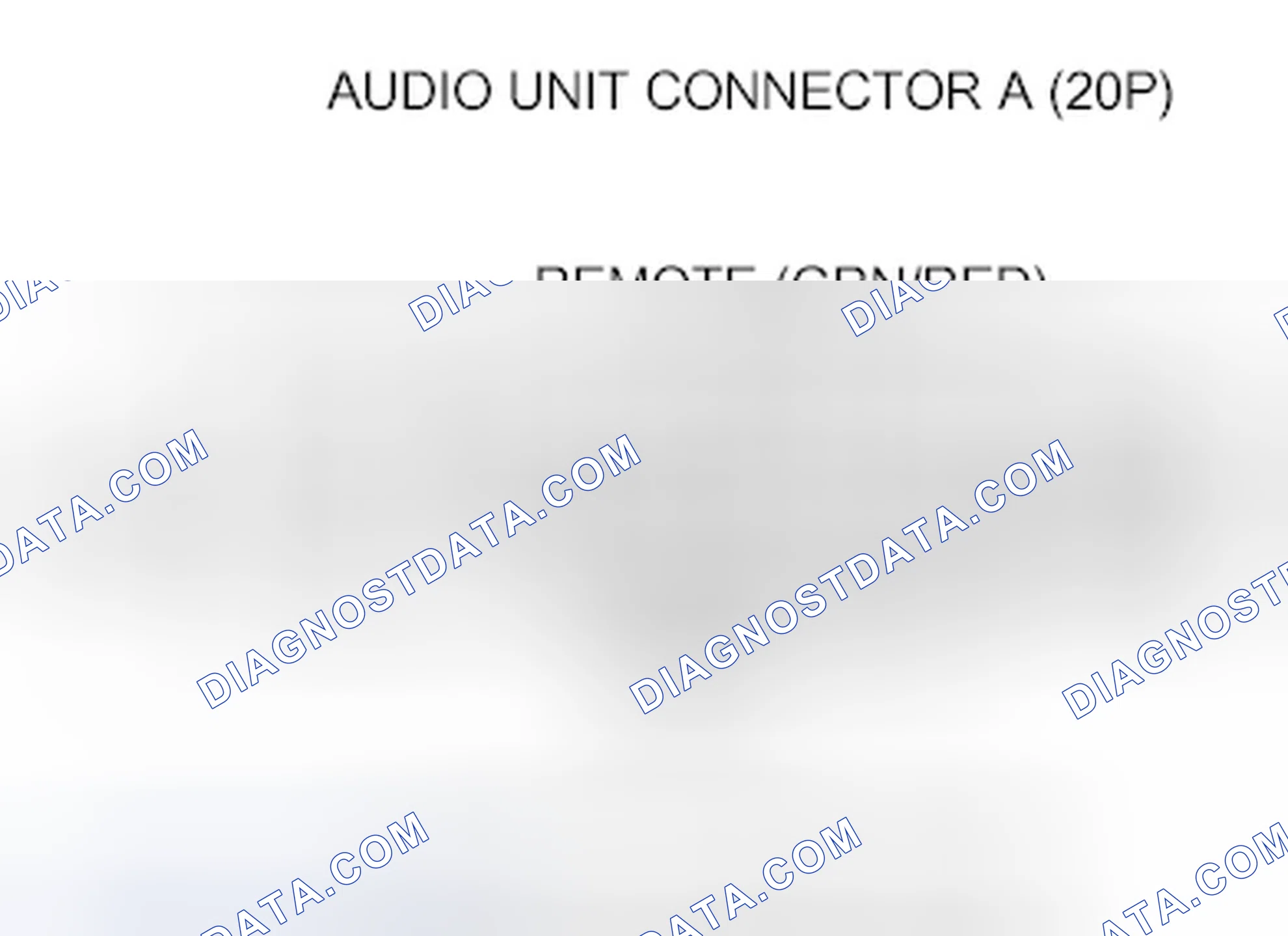 Scheme 115: Audio Remote Switch Does Not Work Properly (Without Navigation)