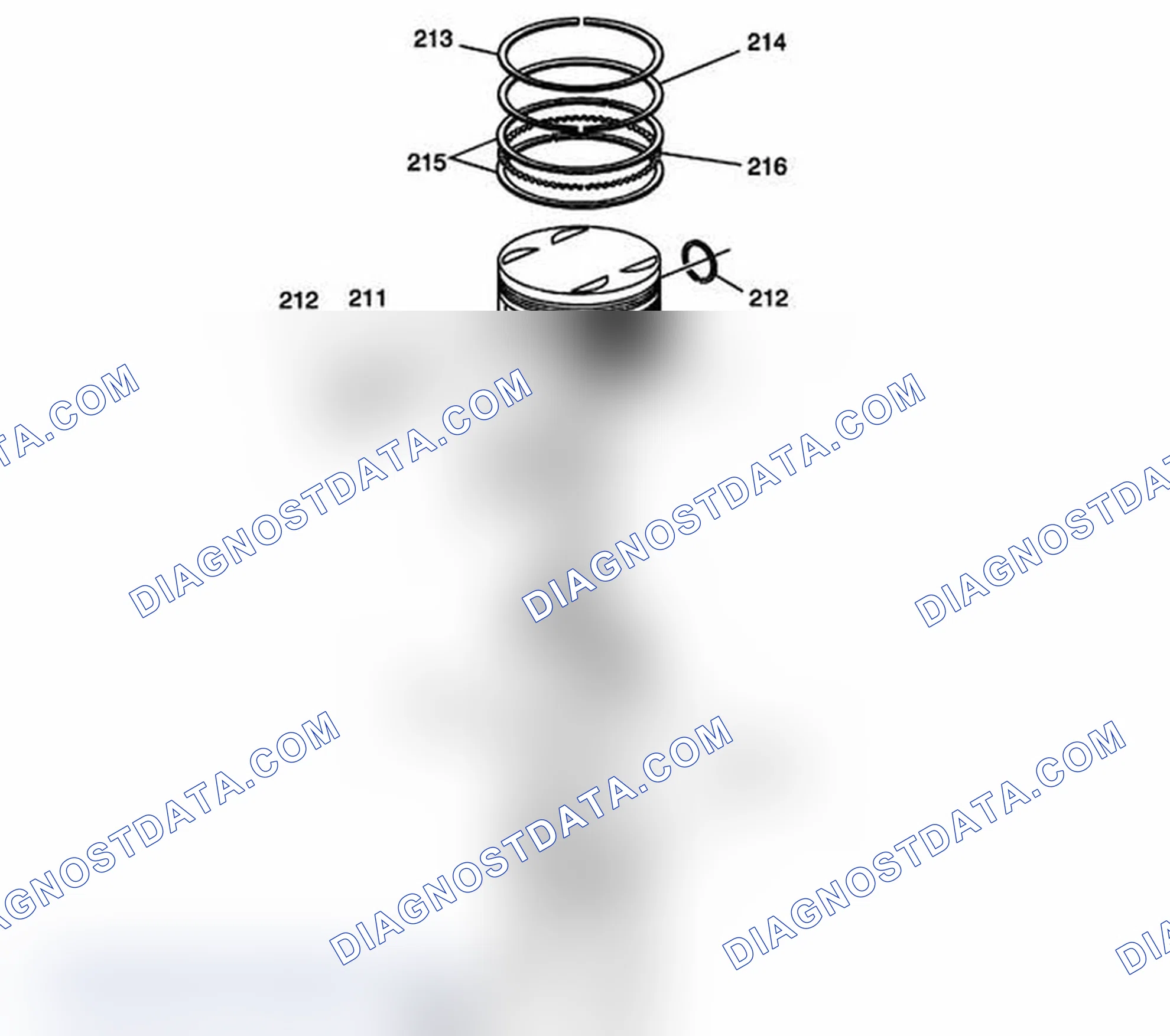 Scheme 18: Piston, Rings, Bearing and Connecting Rod