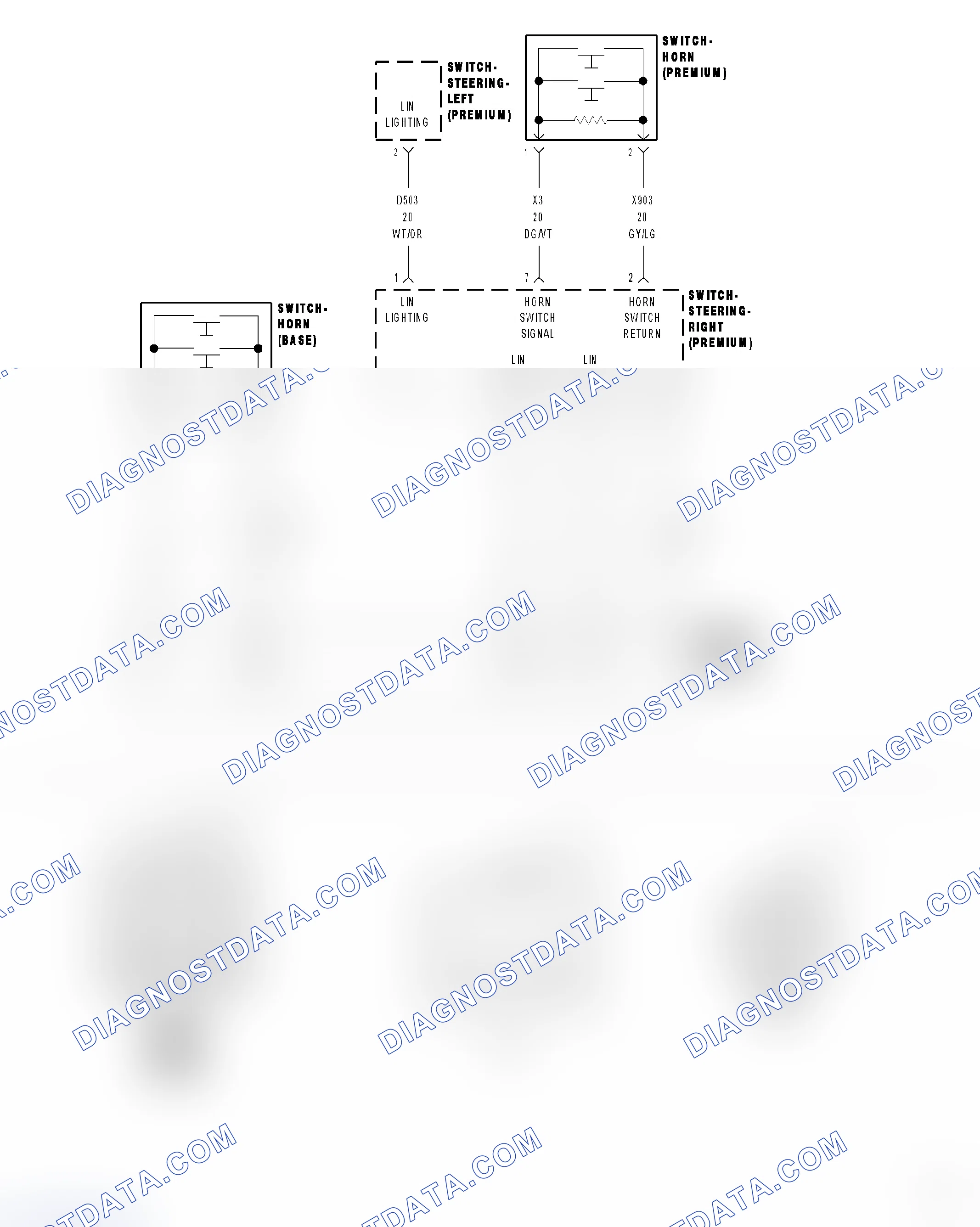 Scheme 4: B2332-HORN SWITCH INPUT CIRCUIT/PERFORMANCE