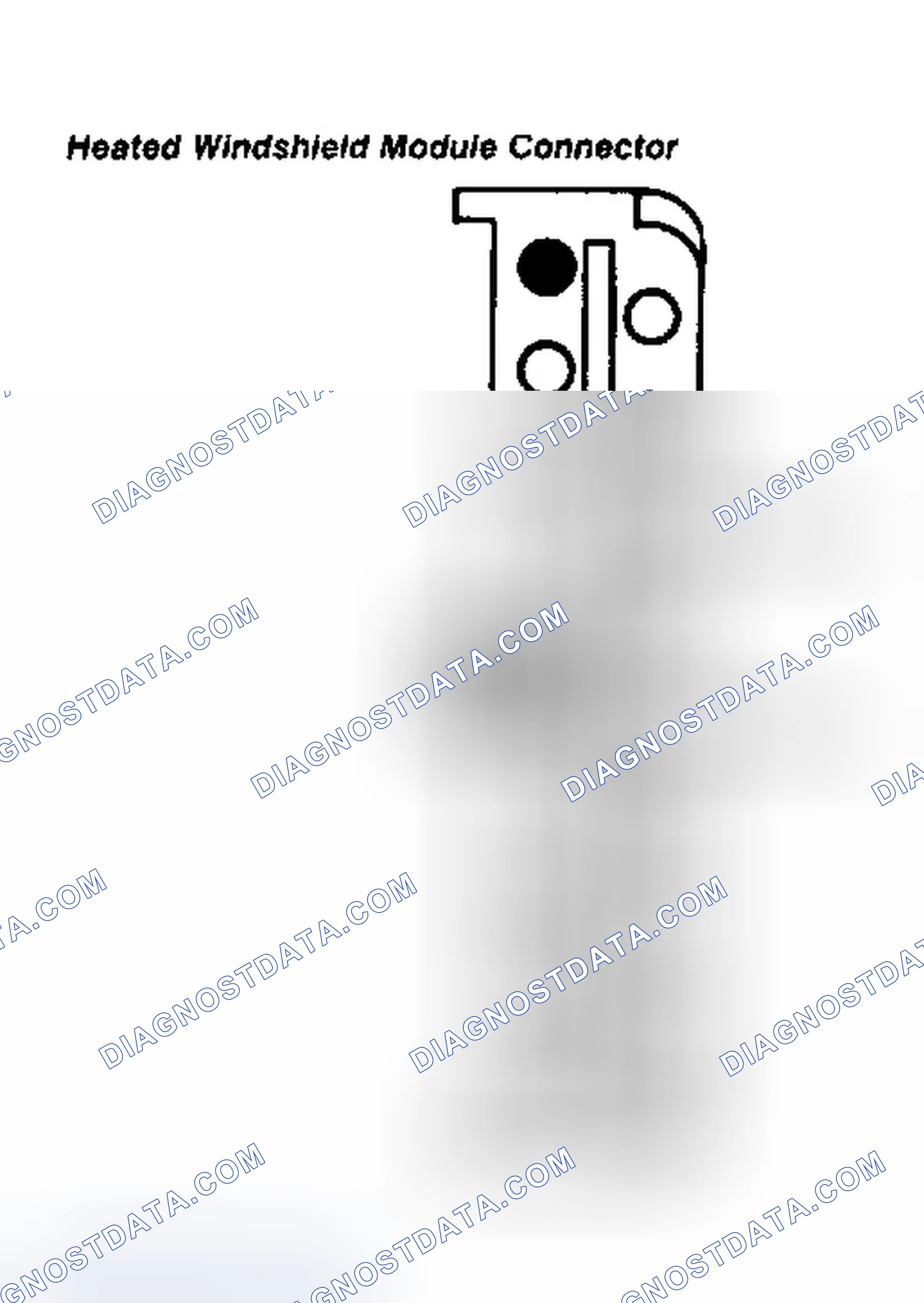 Scheme 146: Heated Windshield Module Connector Terminal ID