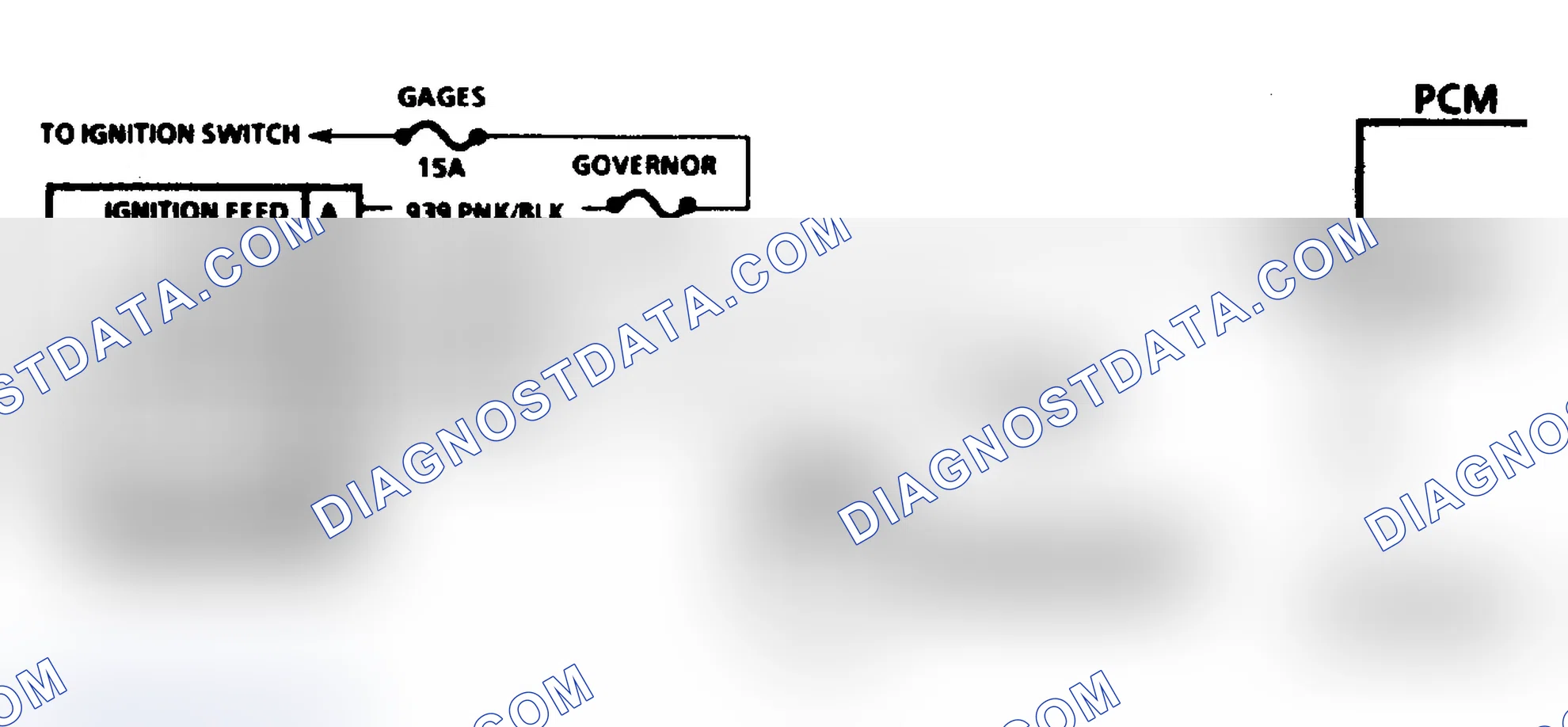Scheme 47: Code 31 Schematic (5.7L "G" Series) Engine Speed Sensor Governor