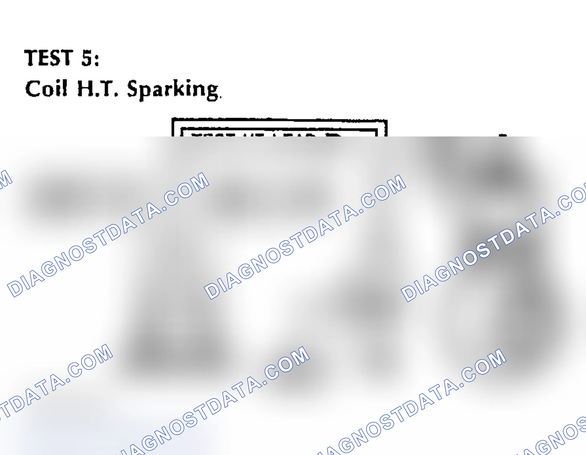 Scheme 55: SECONDARY IGNITION COIL WIRE TEST