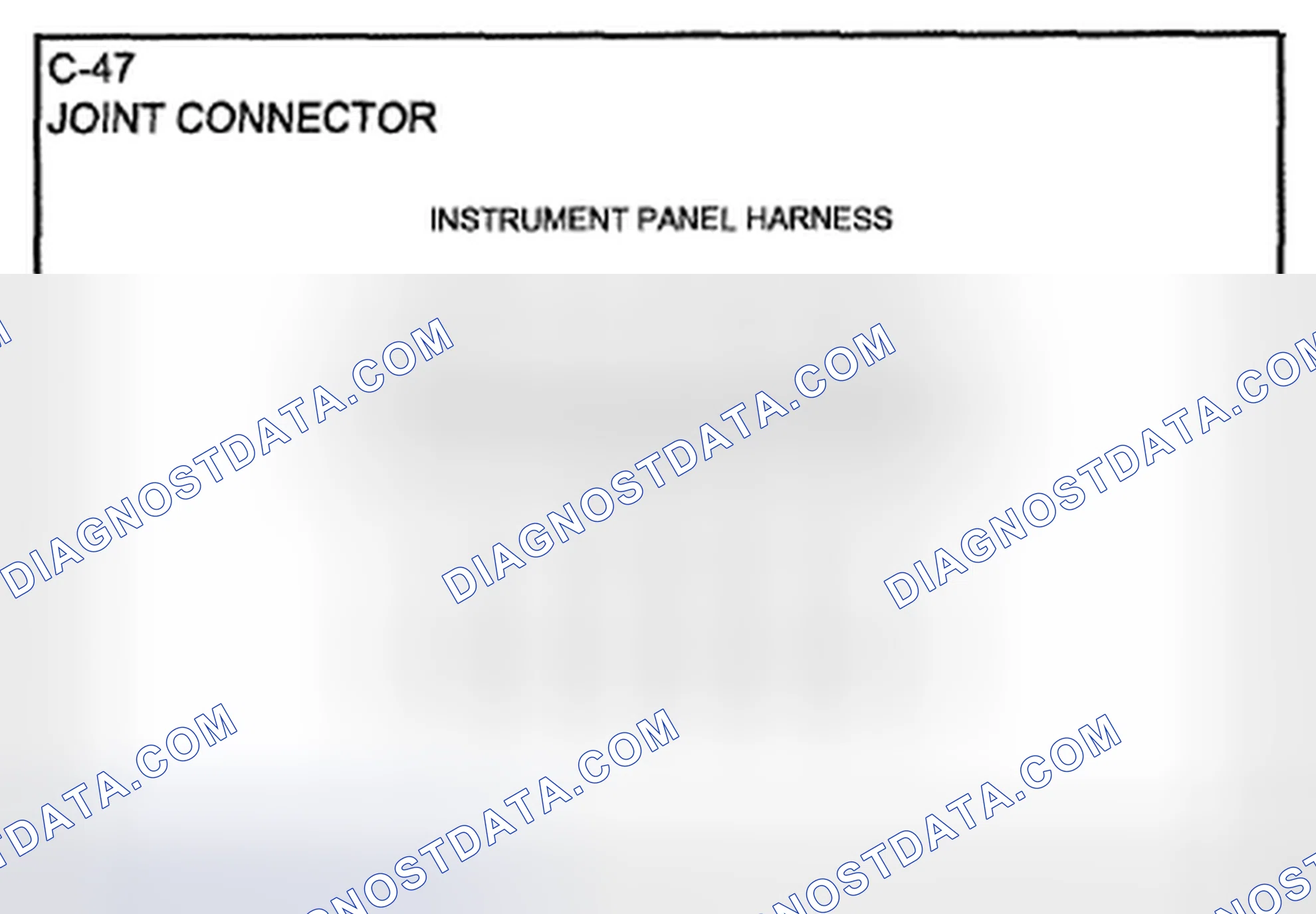 Scheme 73: Identifying Joint Connector Terminals (C-47)
