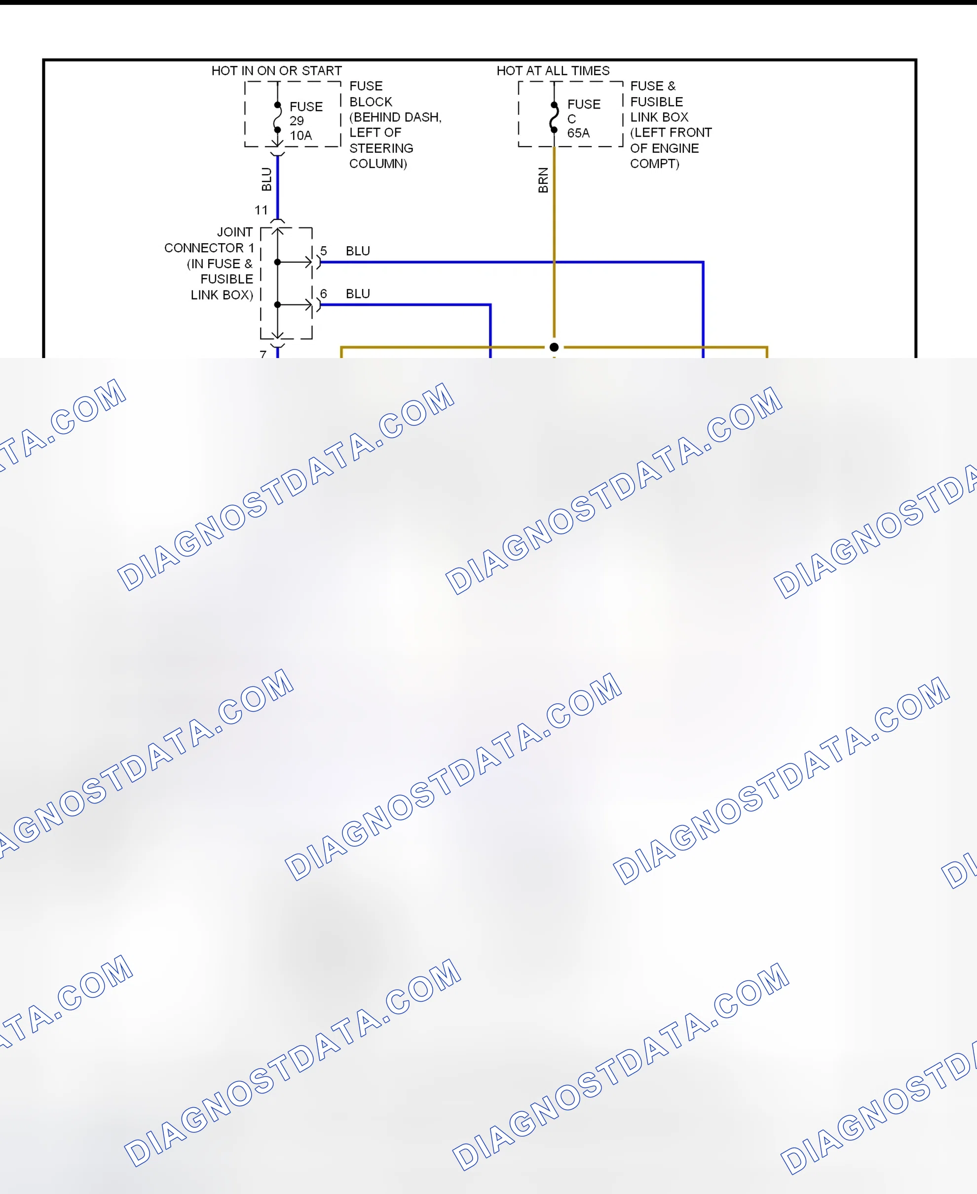 Scheme 8: Electric Cooling Fan System Wiring Diagram (1998 Quest)