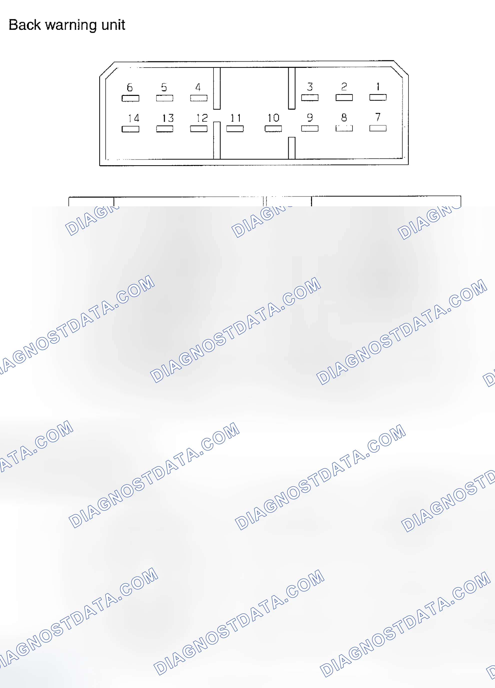 Scheme 6: CONTROL UNIT & SENSOR TERMINAL ALIGNMENT