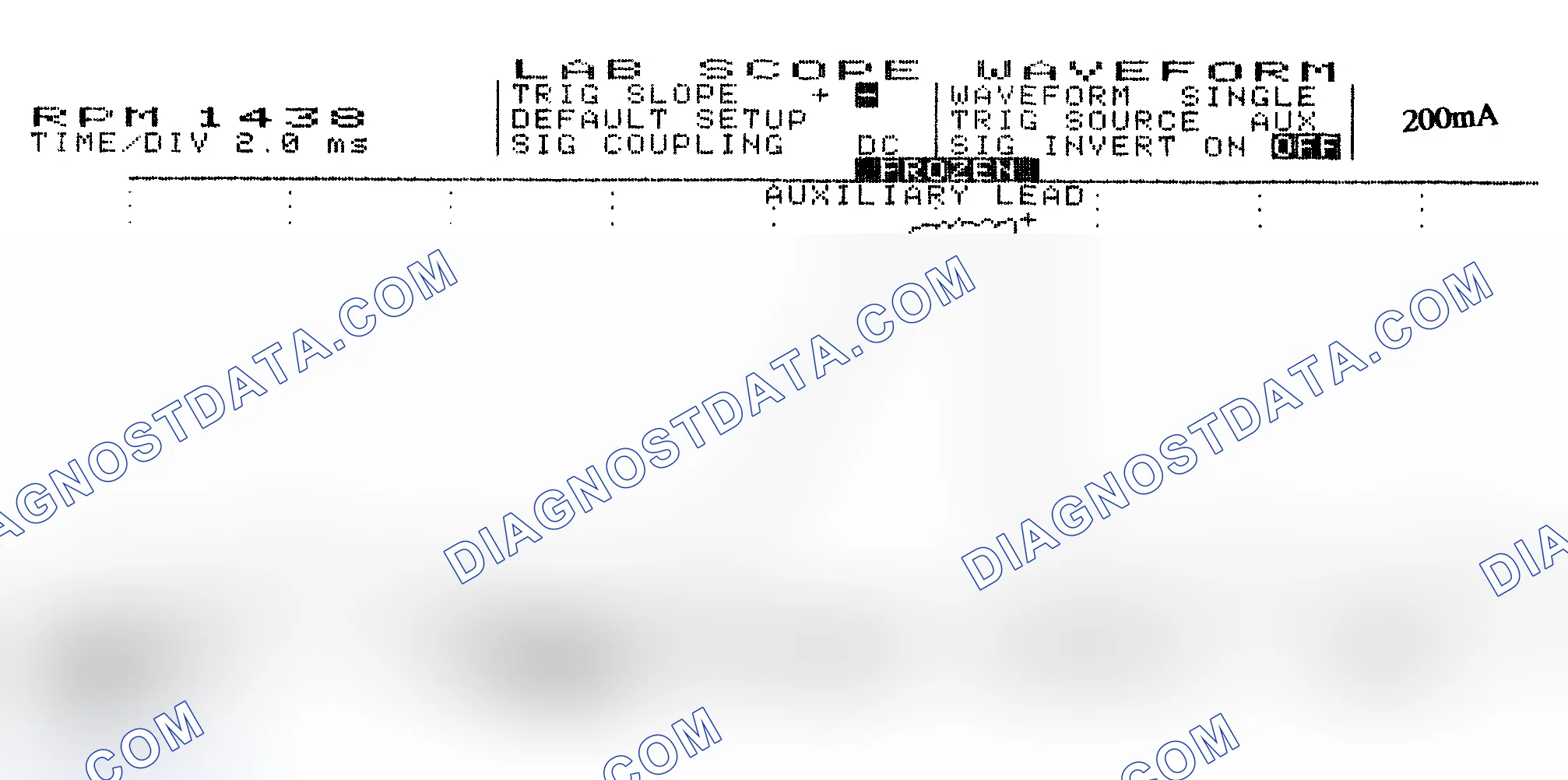 Scheme 15: Single Injector w/Normal Current Flow - Current Pattern