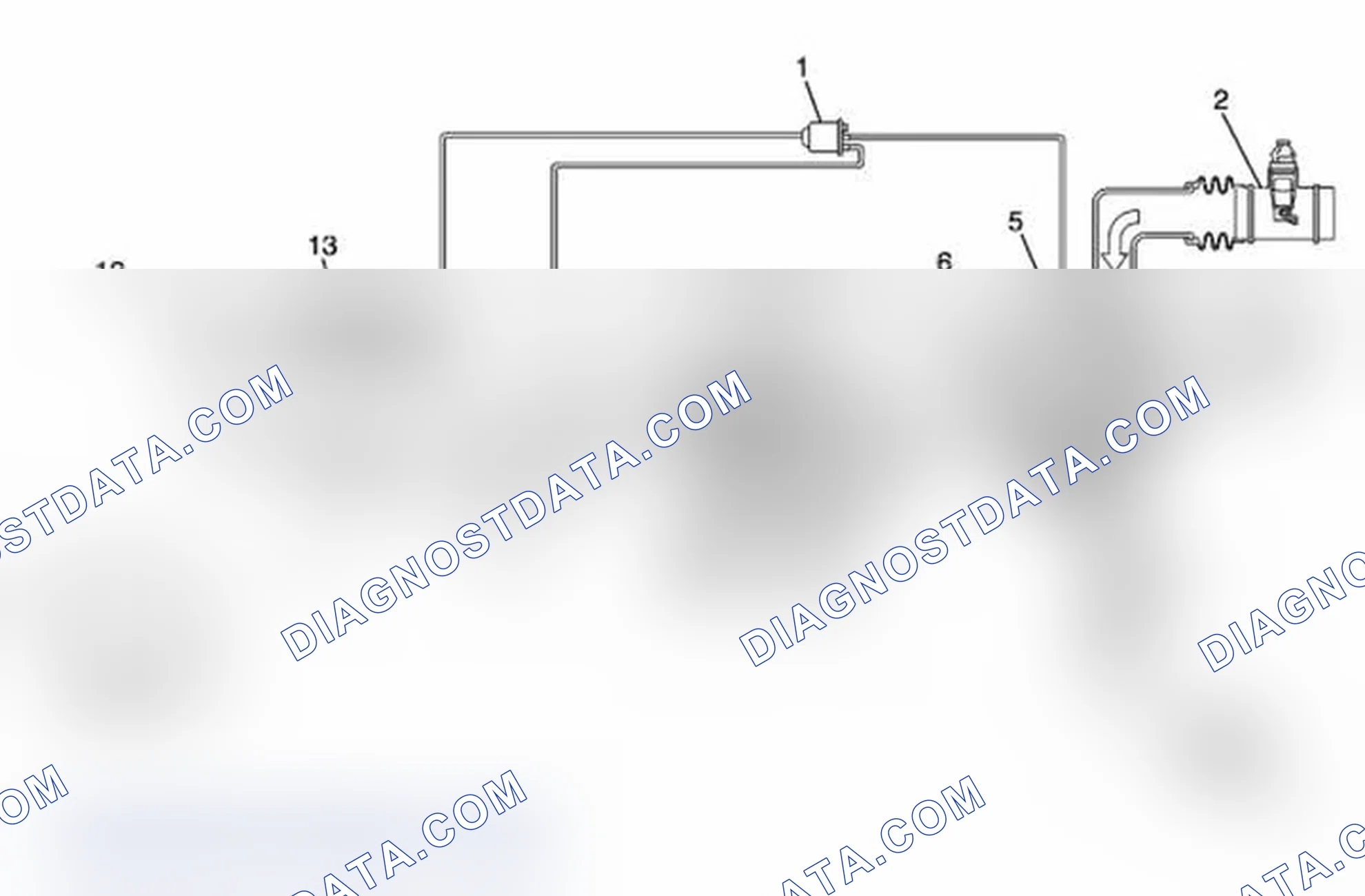 Scheme 74: Turbocharger System Description Diagram