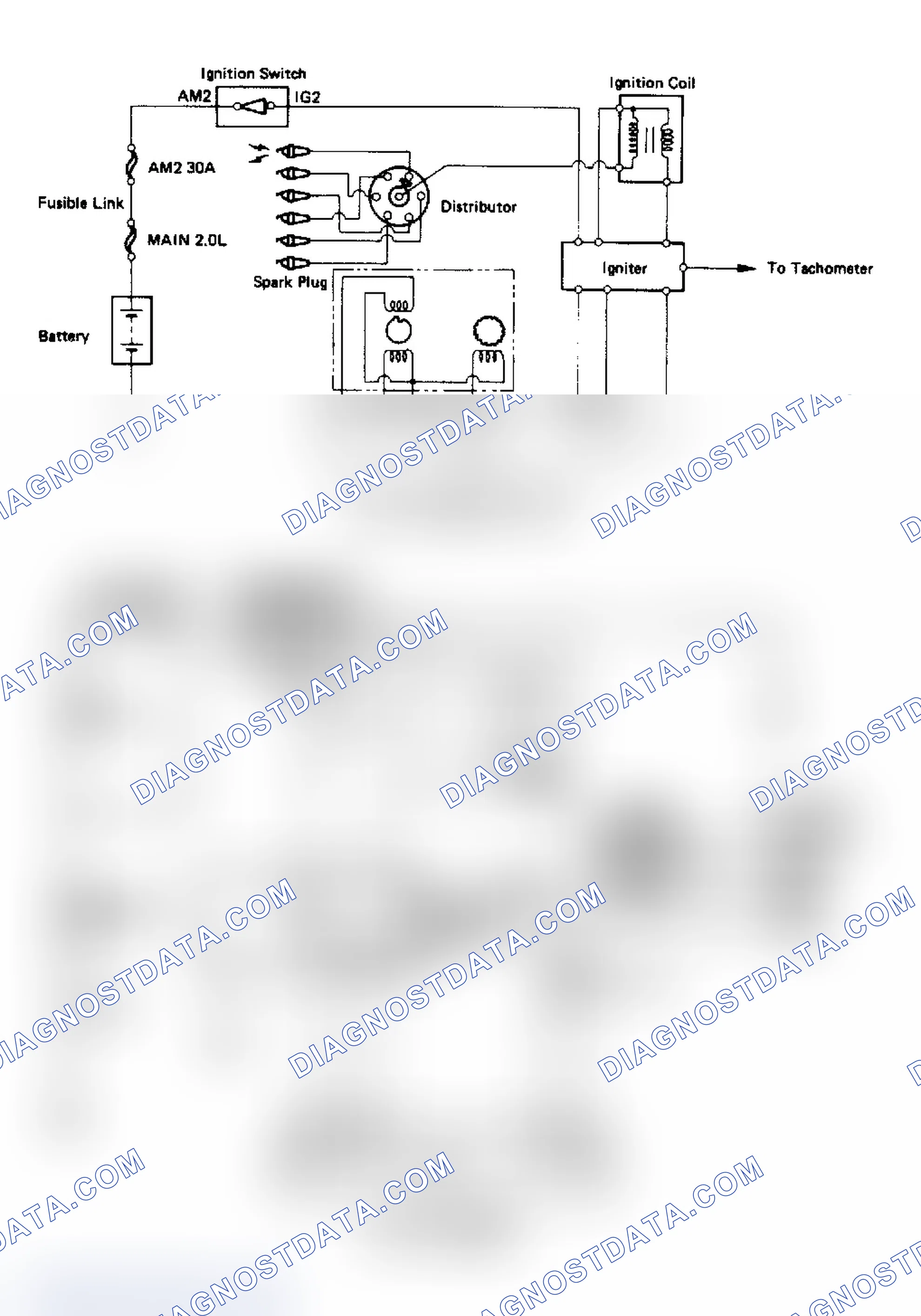 Scheme 21: Ignition System Schematics (Typical) 118527 Courtesy of Toyota Motor Sales, U.S.A. Inc.