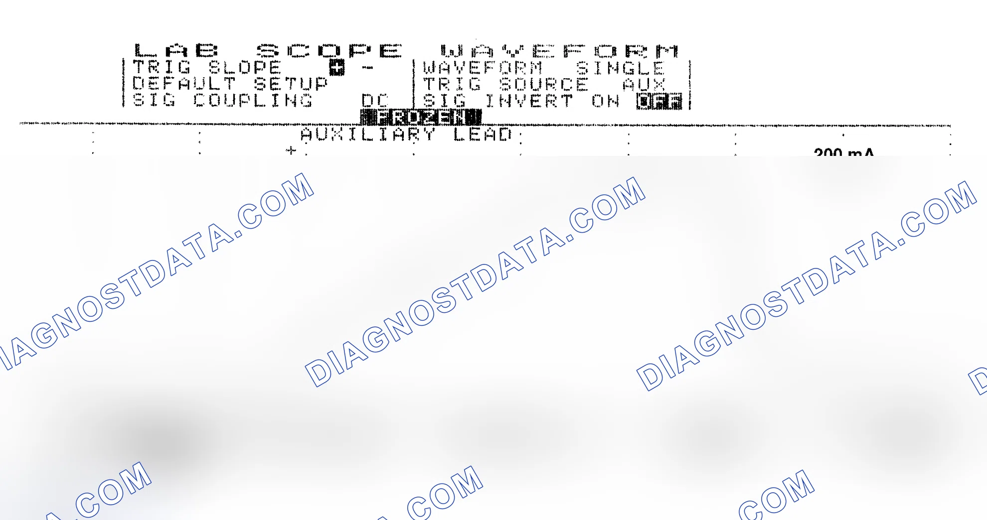 Scheme 13: Single Injector w/Normal Current Flow - Current Pattern