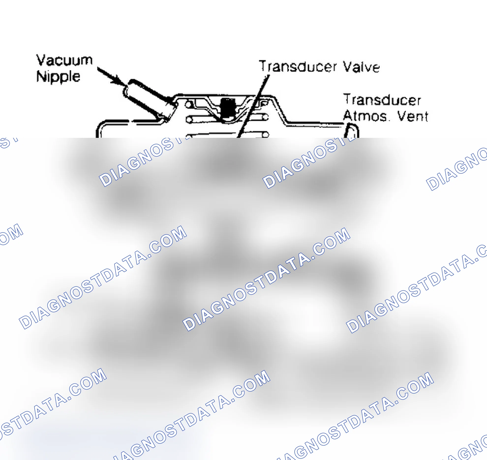Scheme 47: EGR Valve With Integral Backpressure Transducer Valve cannot be opened by vacuum until bleed hole is closed by exhaust backpressure.