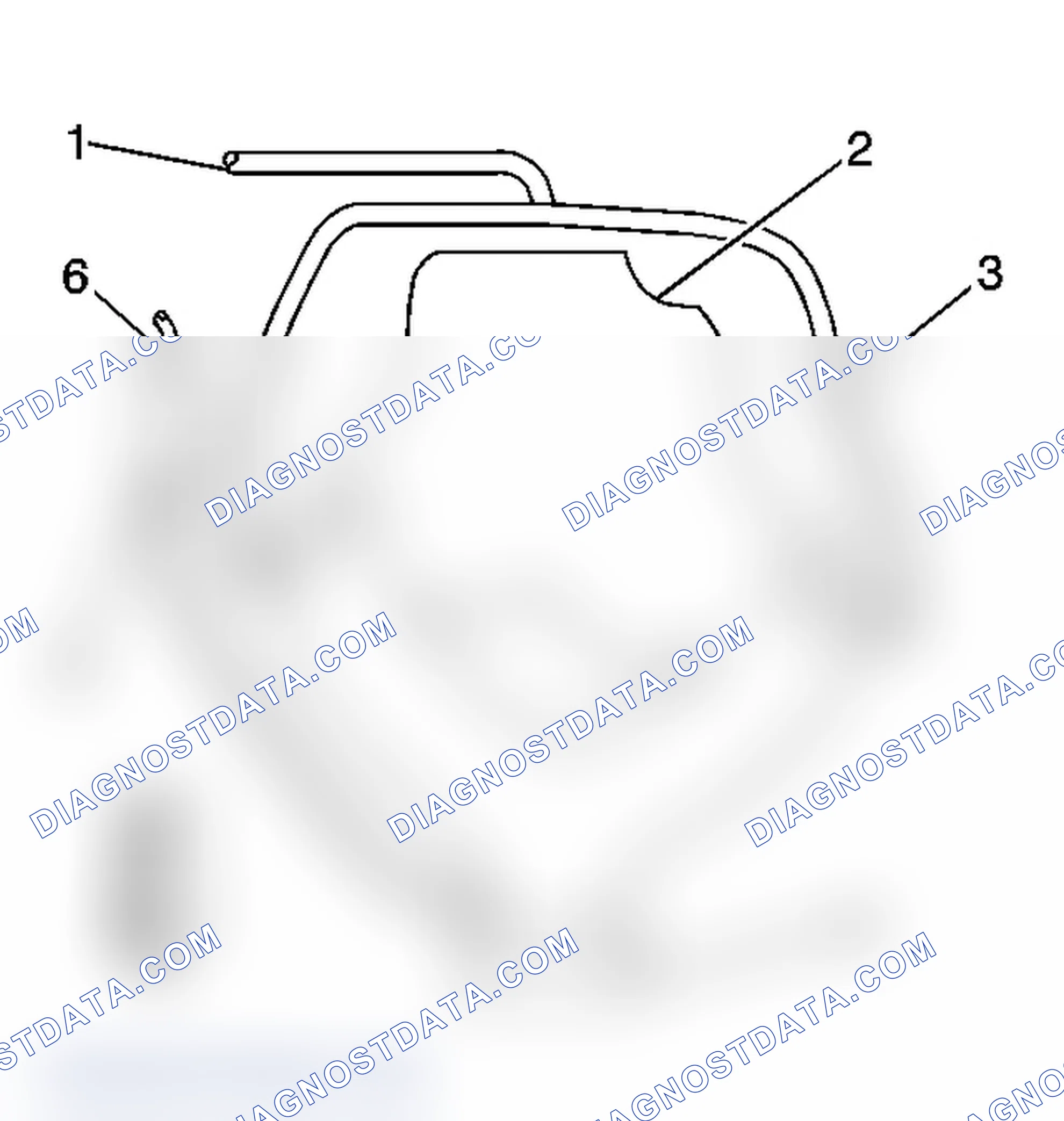 Scheme 2: Emission Hose Routing Diagram