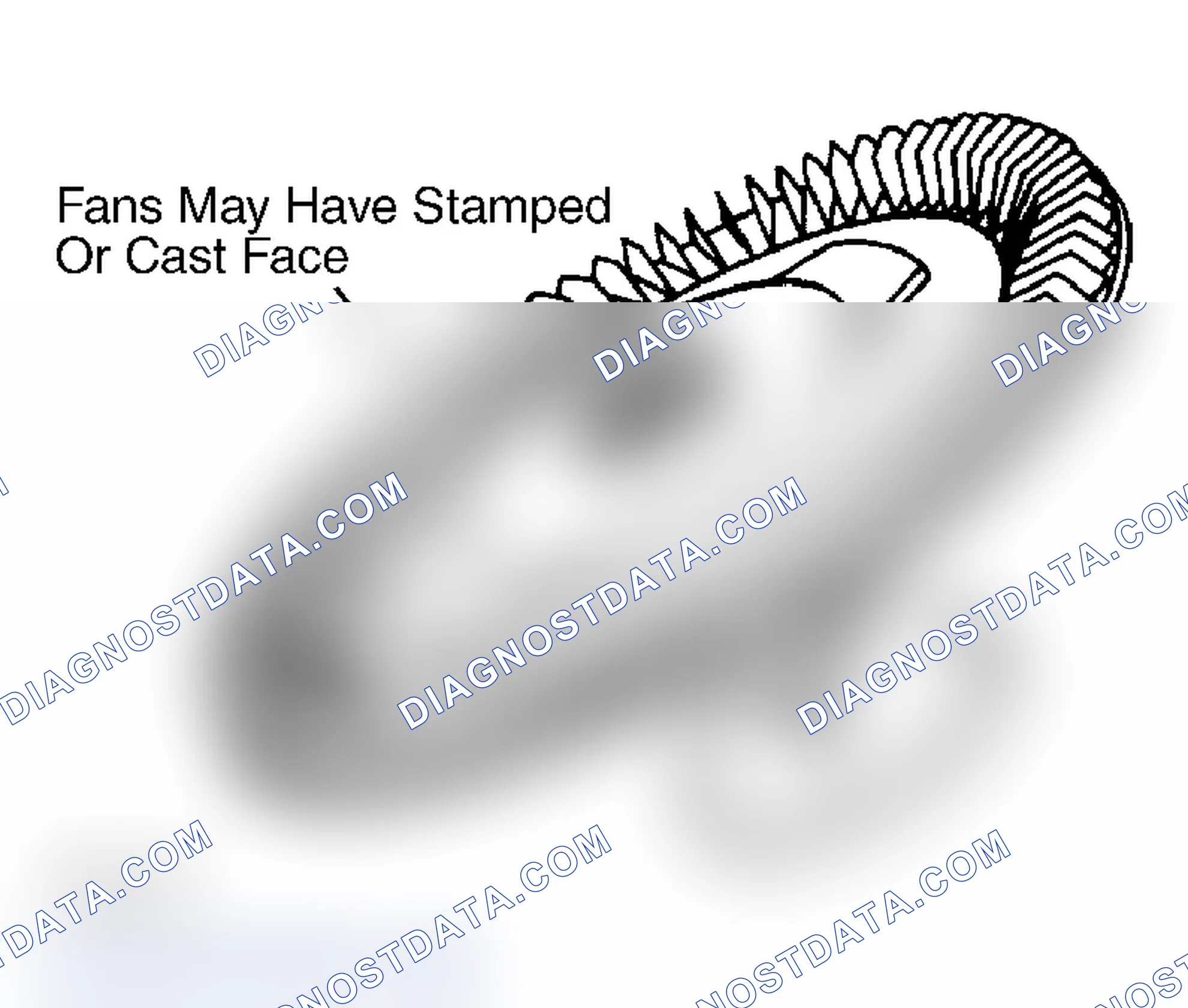 Scheme 7: Thermostatically Controlled Fan Assembly Shown with stamped face and bi-metallic coil spring.