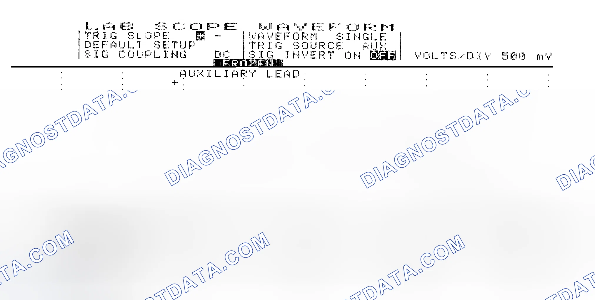 Scheme 14: Single Injector w/Excessive Current Flow - Current Pattern